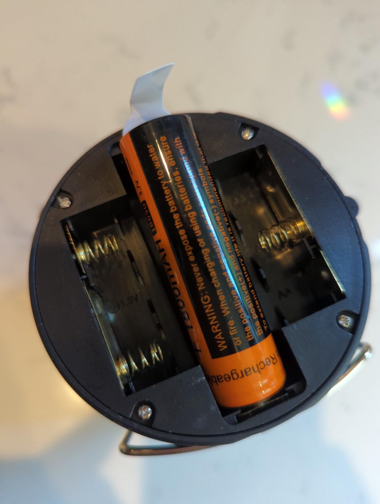 2 Pack Collapsible LED Camping Lantern, Consciot USB C Rechargeable and Battery Powered 2-in-1 Emergency Light with Flashlight and Magnetic Base, Power Outages Hurricane Supplies Survival Kits,Black customer photo 2