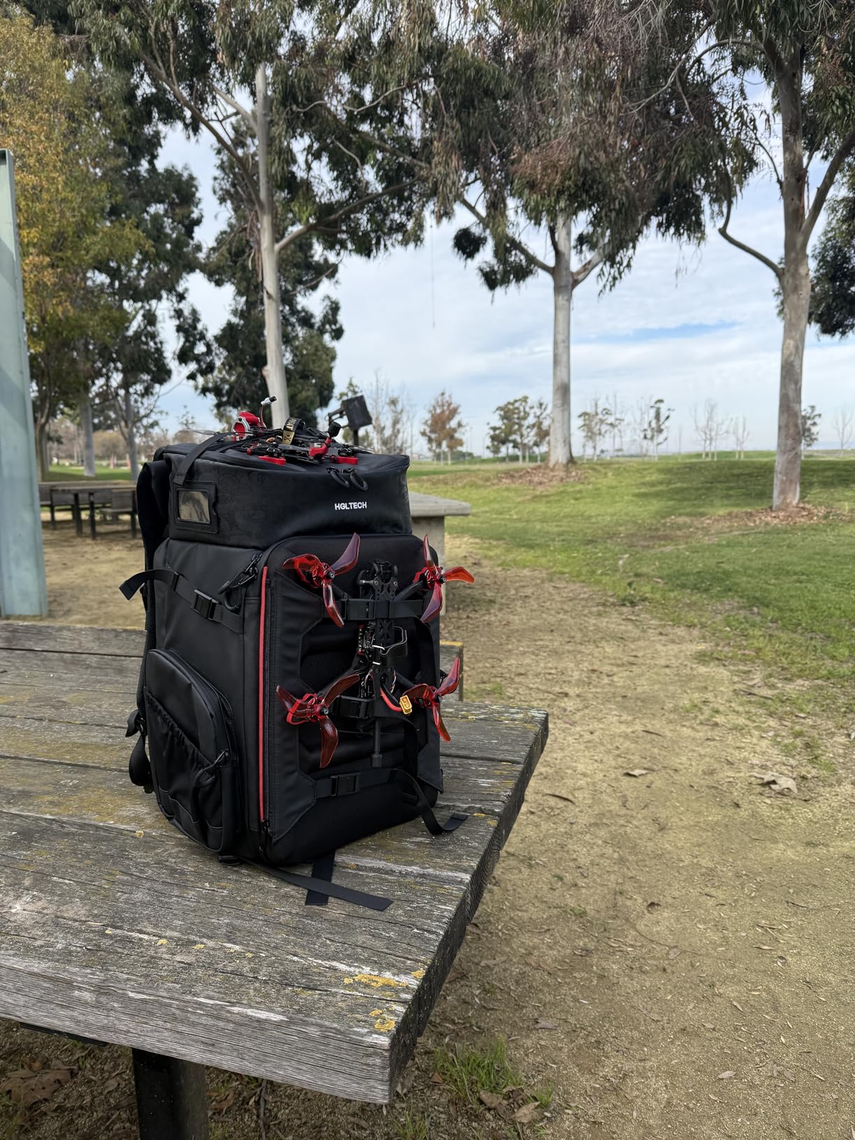 HGLRC FPV Drone Backpack Case Shoulder Bag for FPV Racing Quadcopter Drone and Parts for DJI FPV Combo customer photo 1