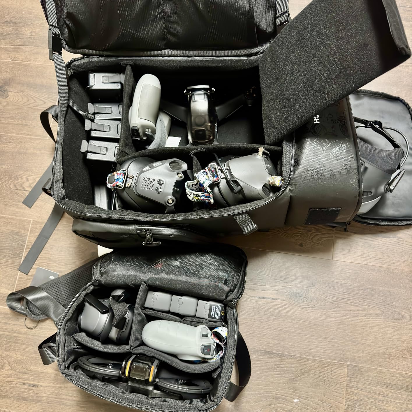 HGLRC FPV Drone Backpack Case Shoulder Bag for FPV Racing Quadcopter Drone and Parts for DJI FPV Combo customer photo 2