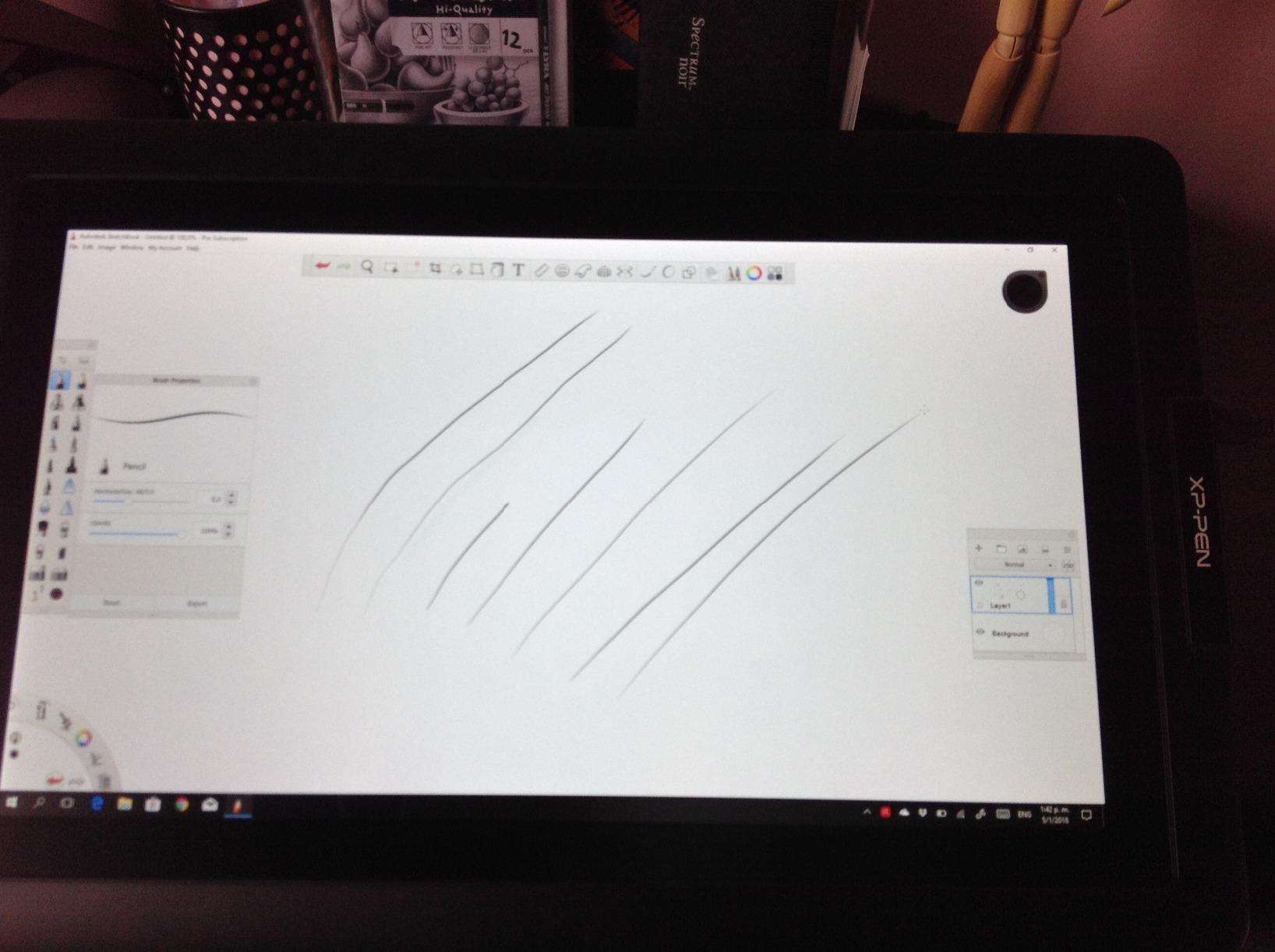 XPPen Artist Pro 14 Gen2 Drawing Tablet with Screen 14 inch Graphic Art Tablet with Full Laminated Anti-Glare Screen 16384 Pressure Levels X3 Pro Battery-Free Stylus 123% sRGB Tilt Stand Mini Keydial customer photo 1