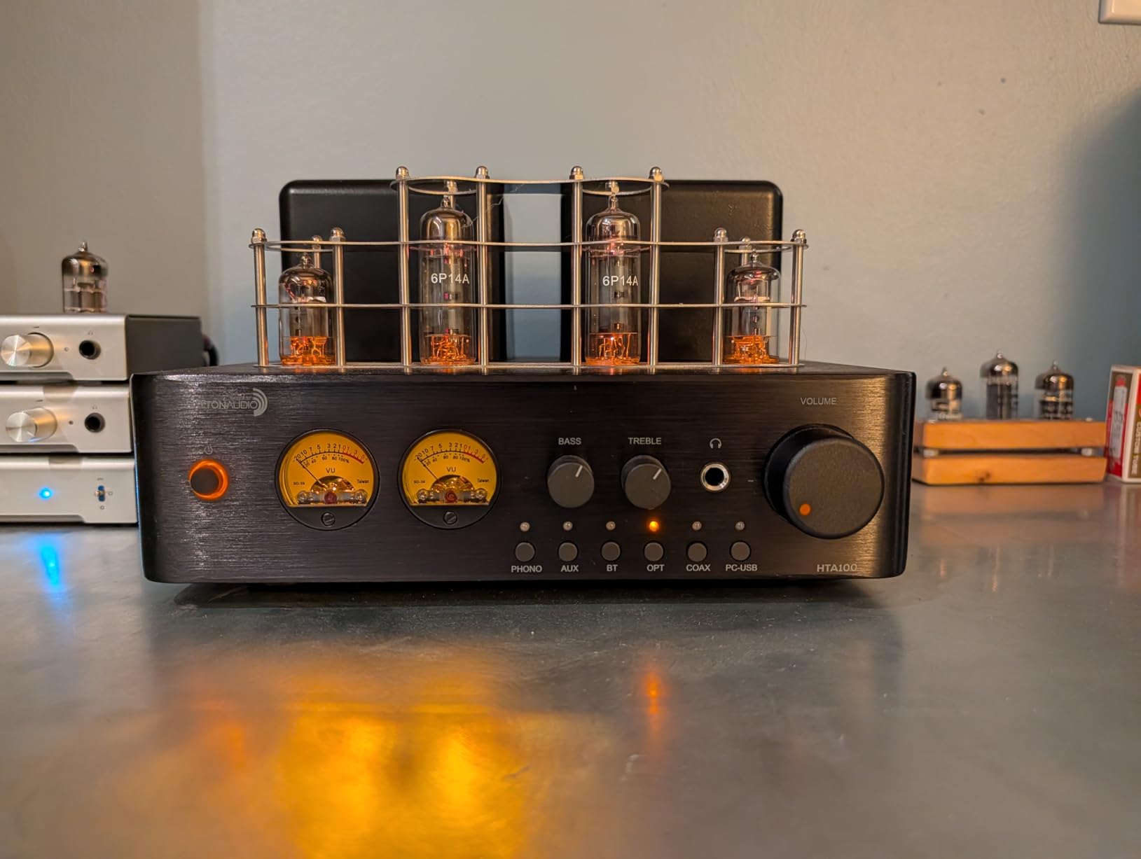 Dayton Audio HTA200 Integrated Stereo Hybrid Tube Amplifier 200 Watts customer photo 1