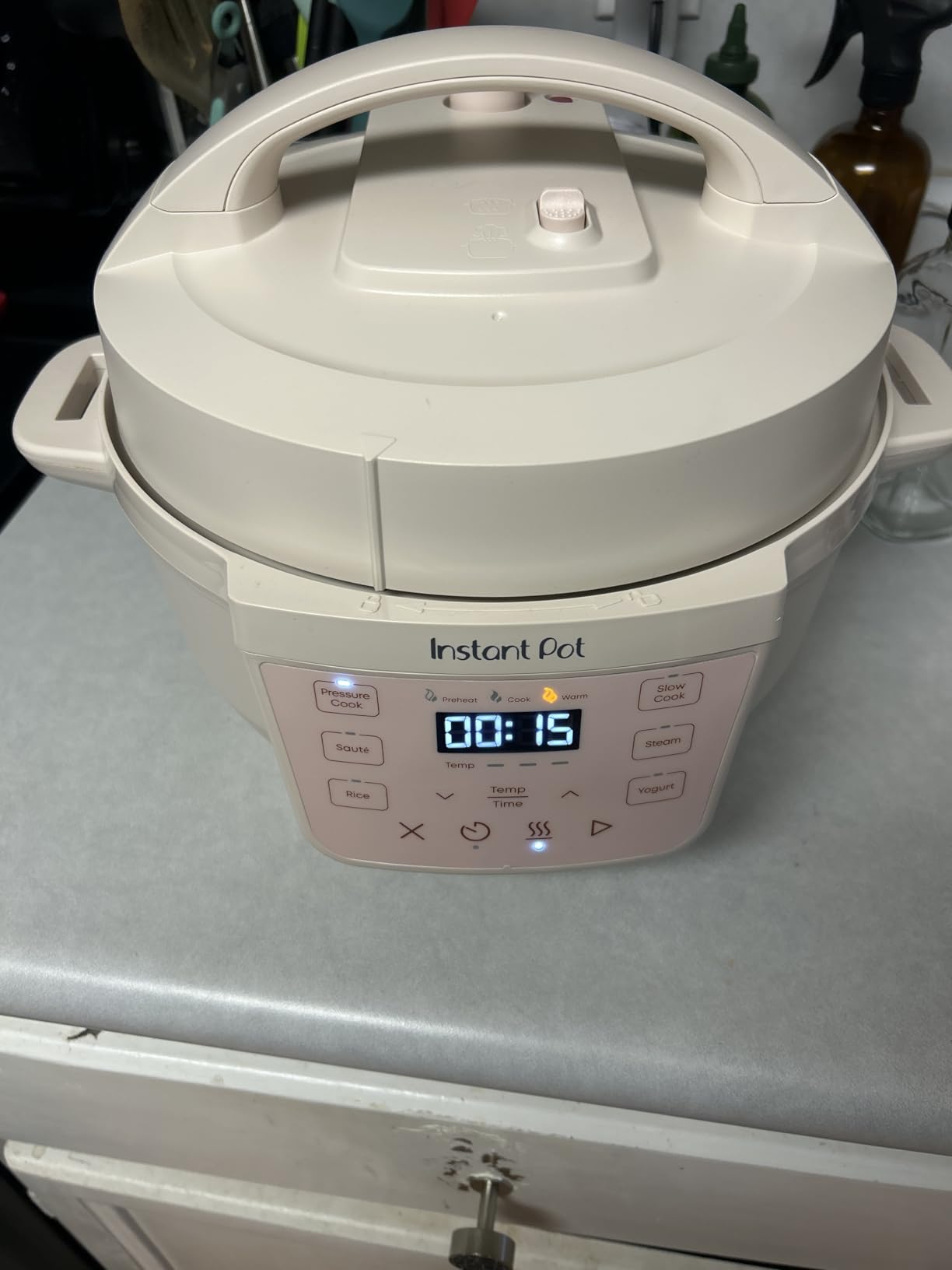 Instant Pot 7.5QT RIO Wide, 7-in-1 Electric Multi-Cooker, Pressure Cooker, Slow Cook, Rice, Steamer, Sauté, Yogurt & Warmer, Wide Base, Large Searing Base, WhisperQuiet Steam Release customer photo 1