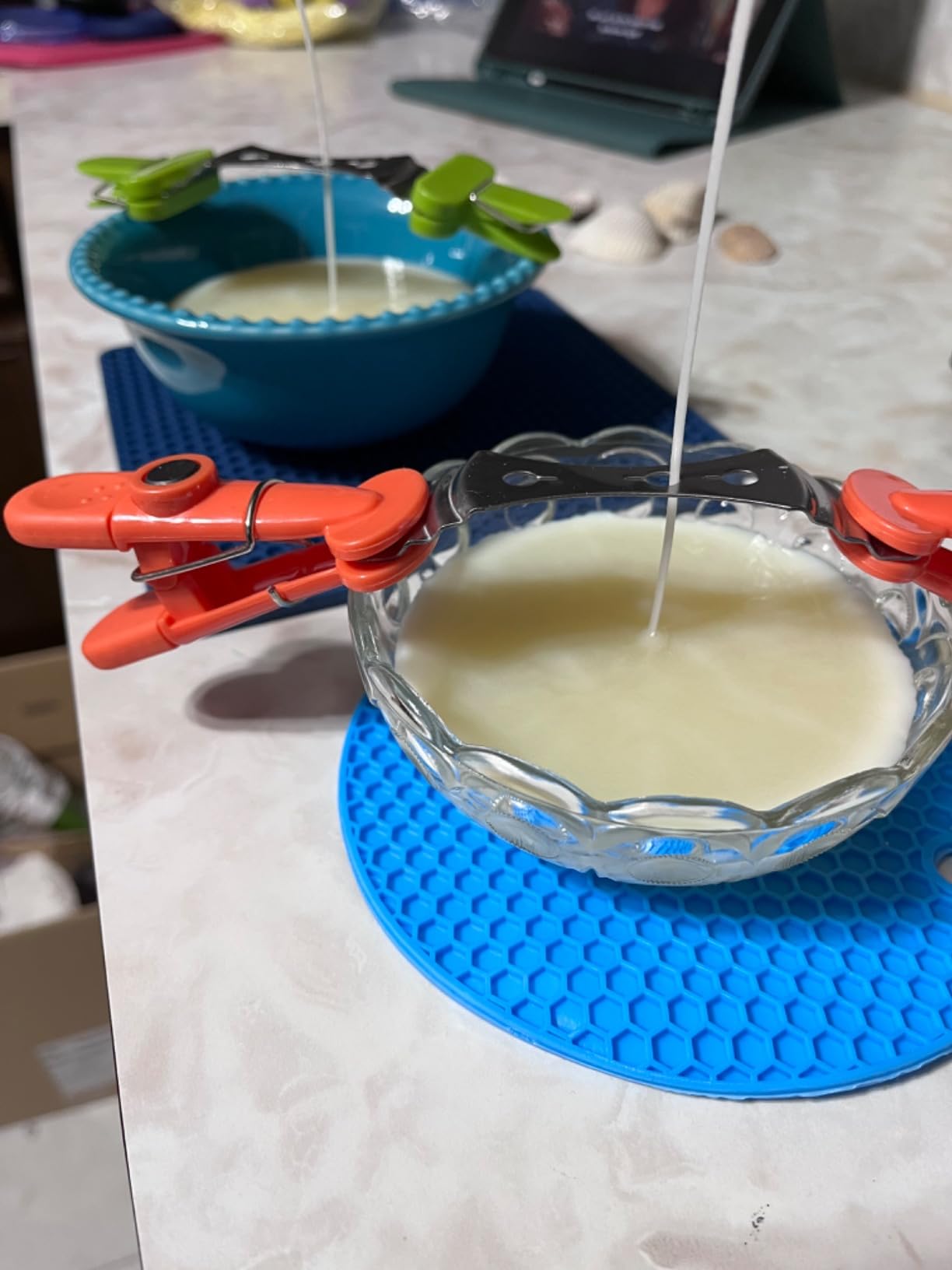 Ohcans Candle Making Kit Supplies for Beginners, Soy Wax DIY Candle Making for Adults, with 900ml Candle Make Pouring Pot, Candle Wicks, Wicks Sticker, Wicks Holder,Soy Candle Wax customer photo 1