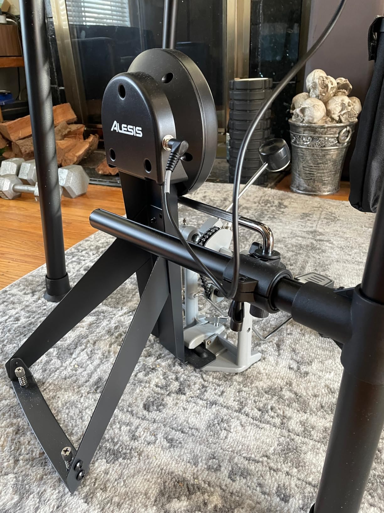 Alesis Nitro Max Kit Compact Electric Drum Kit with Quiet Mesh Pads, 10