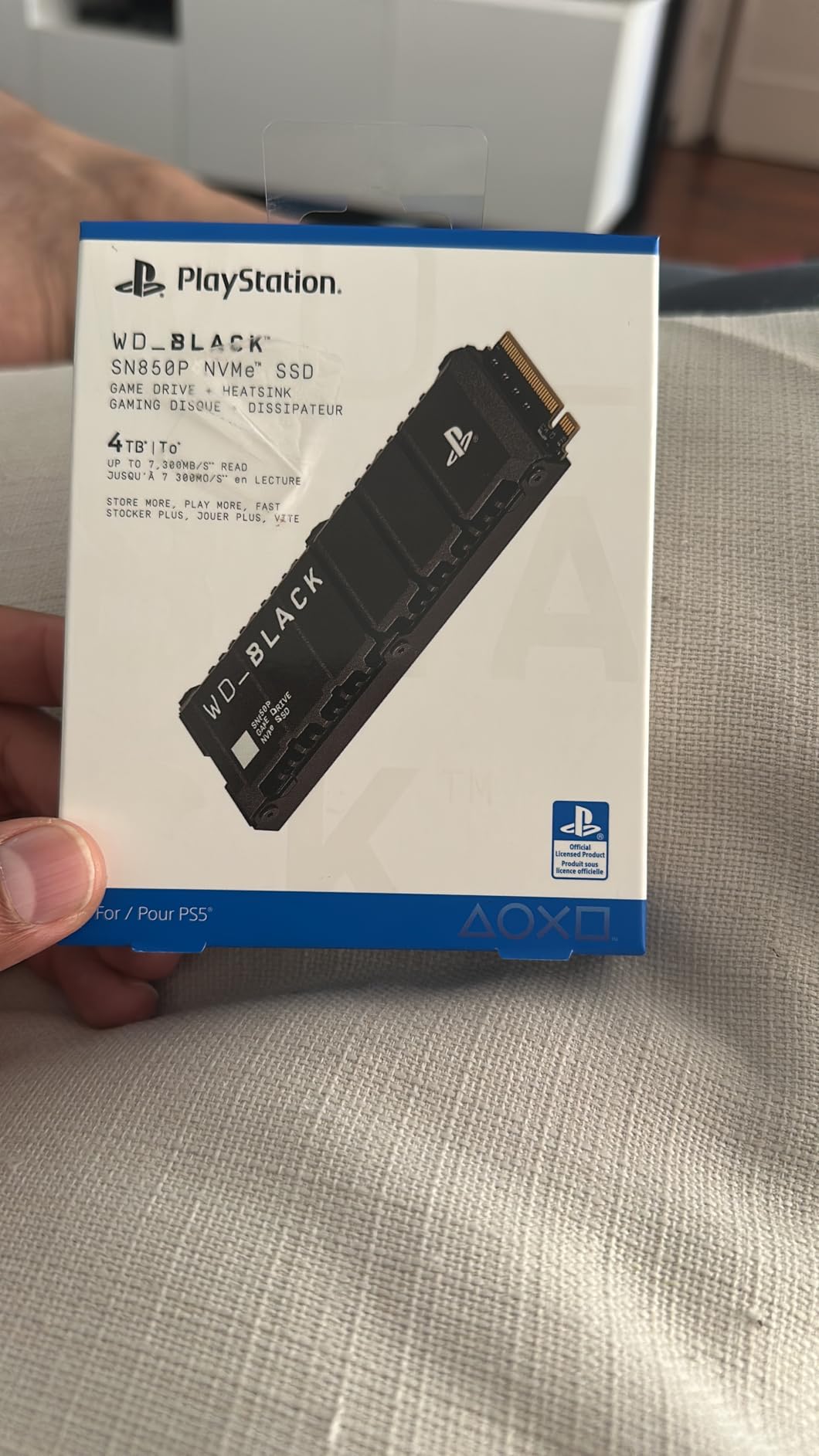WD_BLACK 2TB SN850P NVMe M.2 SSD Officially Licensed Storage Expansion for PS5 Consoles, up to 7,300MB/s, with heatsink - WDBBYV0020BNC-WRSN customer photo 2