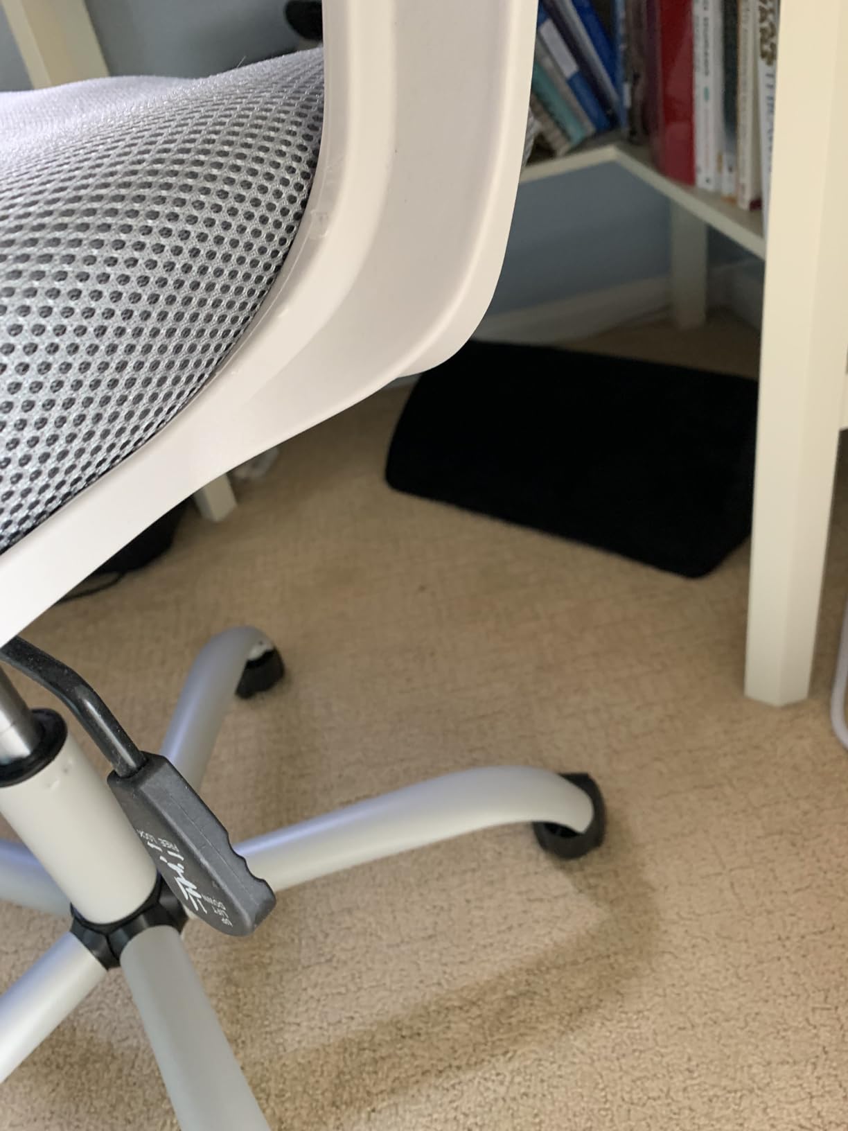 Foot Rest for Under Desk at Work,Office Desk Accessories with Soft Foam and Washable Removable Cover, Foot Stool for Office, Car, Home to Foot Support and Relax Ankles, Black customer photo 2