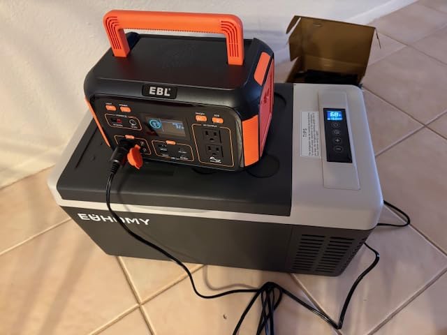 EUHOMY 12 Volt Refrigerator, 19QT(18L) Compressor Electric Cooler APP Control, Car Fridge -4F~68F, Portable Refrigerator 12/24V DC 100-240V AC, Portable Freezer for Camping, Travel, Boat customer photo 1