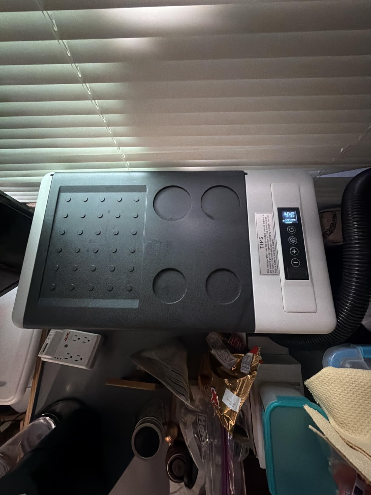 EUHOMY 12 Volt Refrigerator, 19QT(18L) Compressor Electric Cooler APP Control, Car Fridge -4F~68F, Portable Refrigerator 12/24V DC 100-240V AC, Portable Freezer for Camping, Travel, Boat customer photo 2