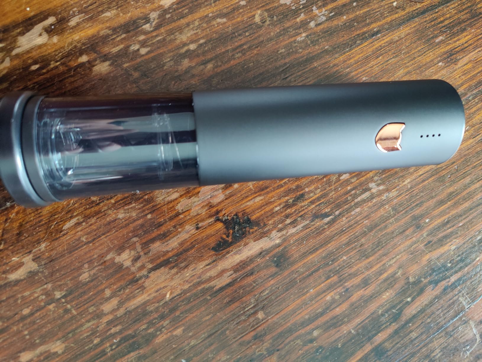 VINABON Electric Wine Opener - Updated 2026 One-Touch Automatic Wine Bottle Opener Corkscrew - Rechargeable (Up to 100 Bottles/Charge) with Foil Cutter Stand, LED Indicator. Includes Wine Guide eBook customer photo 2