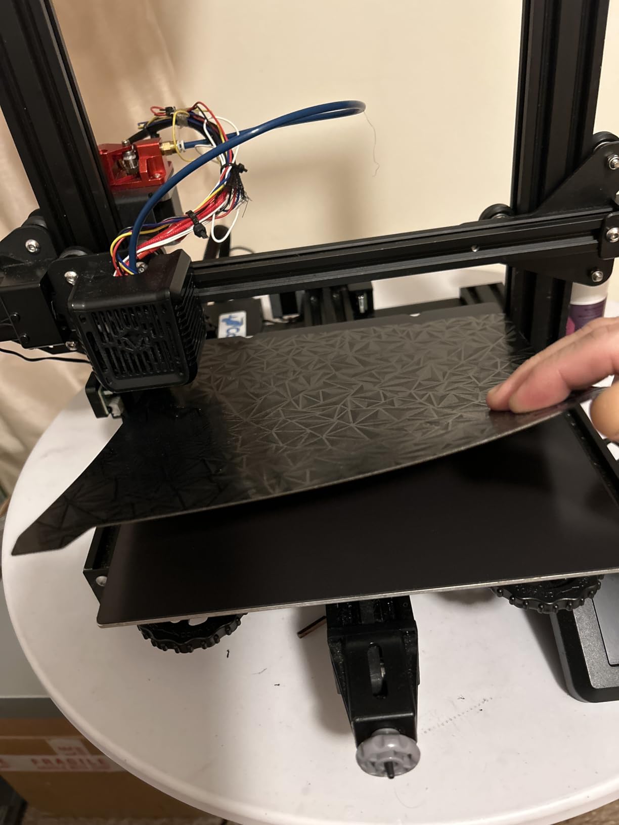 YOOPAI Double-Sided PEI Sheet and Flexible Magnetic Build Plate Kit, 235x235mm 3D Printer Bed Platform for Creality Ender 3 V3 SE/KE /K1/K1C/ Ender 3/Ender 3 V3/3 Pro/ 5 S1/ 3 S1 Pro/3 Neo, Black customer photo 2