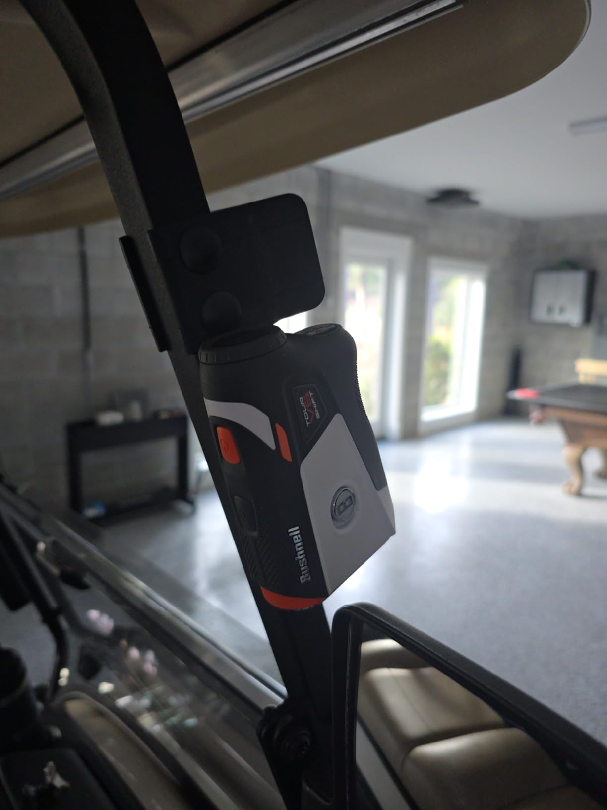 Bushnell Golf Tour V6 Shift Laser Rangefinder with Slope Compensation, 1300-Yard Range, Flag Lock Vibration, Magnetic Cart Mount, 6X Magnification, Waterproof - Tournament Legal customer photo 1