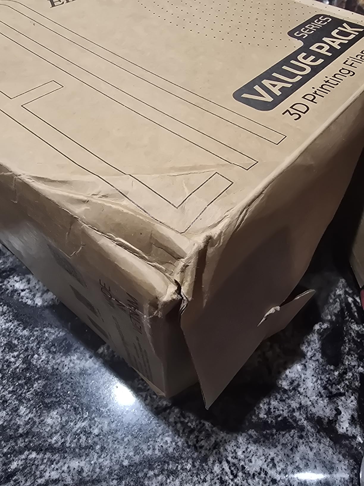 Creality 2kg Black & White PLA 1.75mm Filament Bundle for 3D Printing with No-Tangling Strong Bonding and Overhang Performance, Accuracy +/- 0.02mm customer photo 1