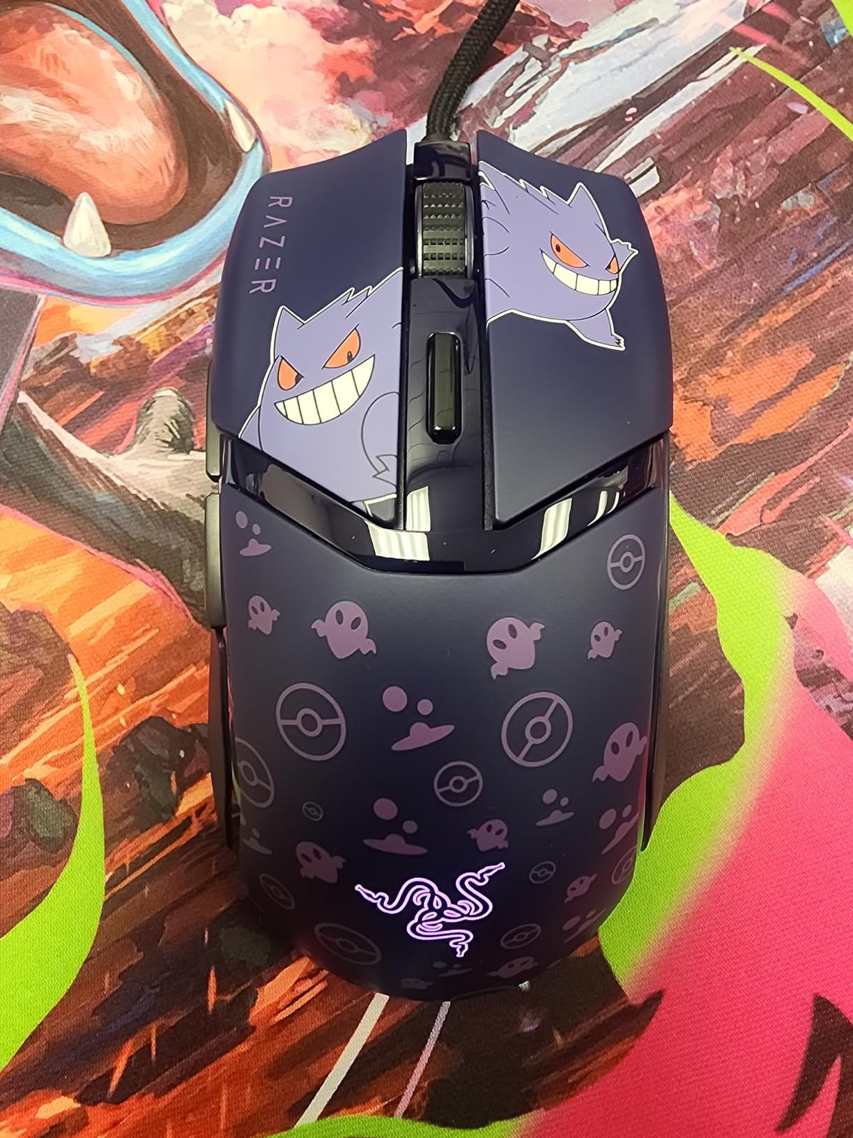 Razer Cobra Wired Gaming Mouse: 58g Lightweight Design - Gen-3 Optical Switches - Chroma RGB Lighting with Underglow - Precise 8500 DPI Optical Sensor - 100% PTFE Mouse Feet - Speedflex Cable - Black customer photo 1