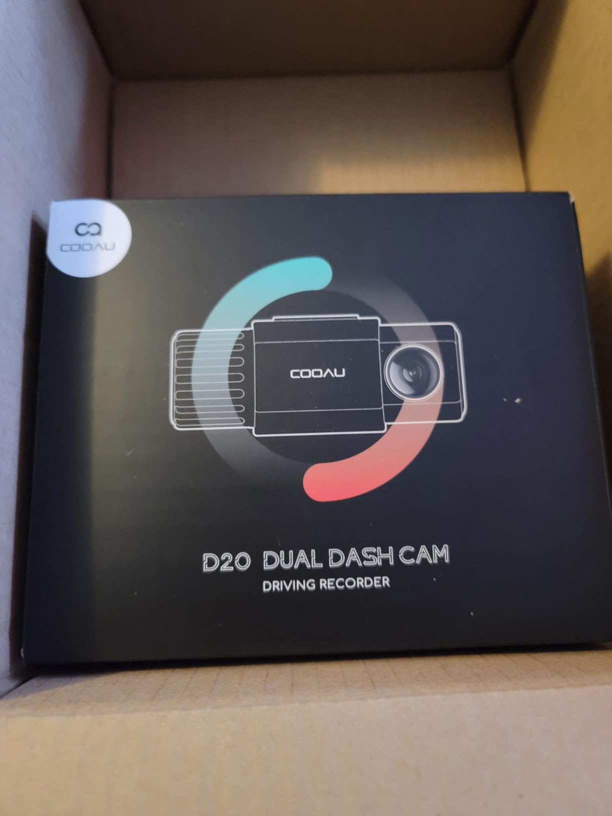 COOAU Dual Dash Cam 2.5K+1080P, Dash Cam Front and Inside, Built-in GPS and WI-FI, Dash Camera for Cars, Perfect for Uber and Taxi Drivers, Night Vision, Accident Record, 24Hr Parking Mode customer photo 1