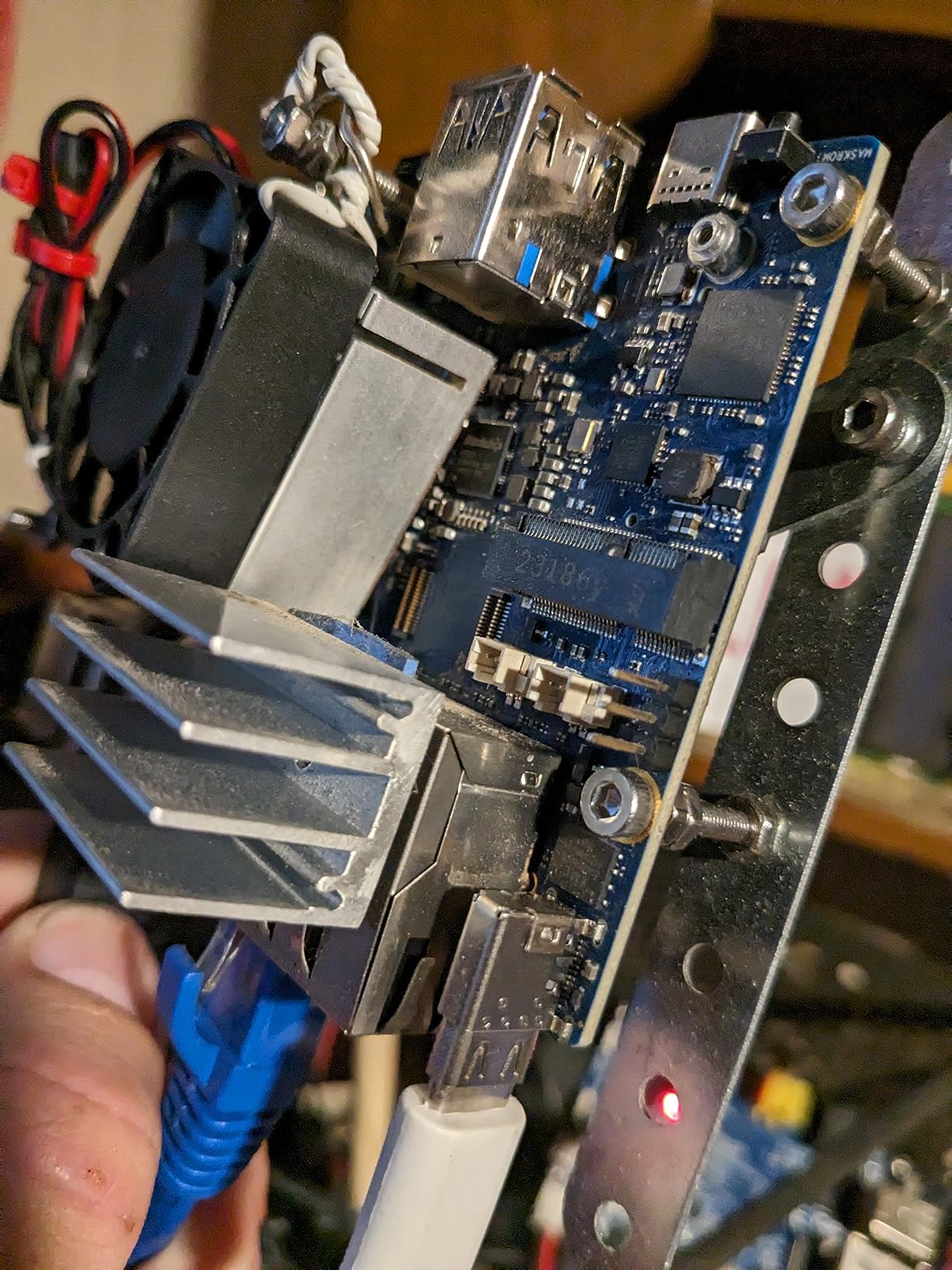 Orange Pi 5 Plus 16GB Rockchip RK3588 8 Core 64 Bit Single Board Computer, 2.4GHz Frequency 8K Video Decoding Open Source Development Board Run Orange Pi OS, Android, Debian, Ubuntu (OPi 5 Plus 16G) customer photo 2