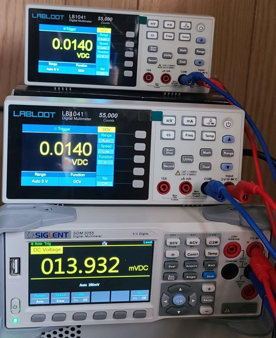 LB1041 Bench Digital Multimeter 55000 Counts DC/AC Voltmeter Ammeter HZ Temp Diode Continuity Tester Desktop Multimeters customer photo 1