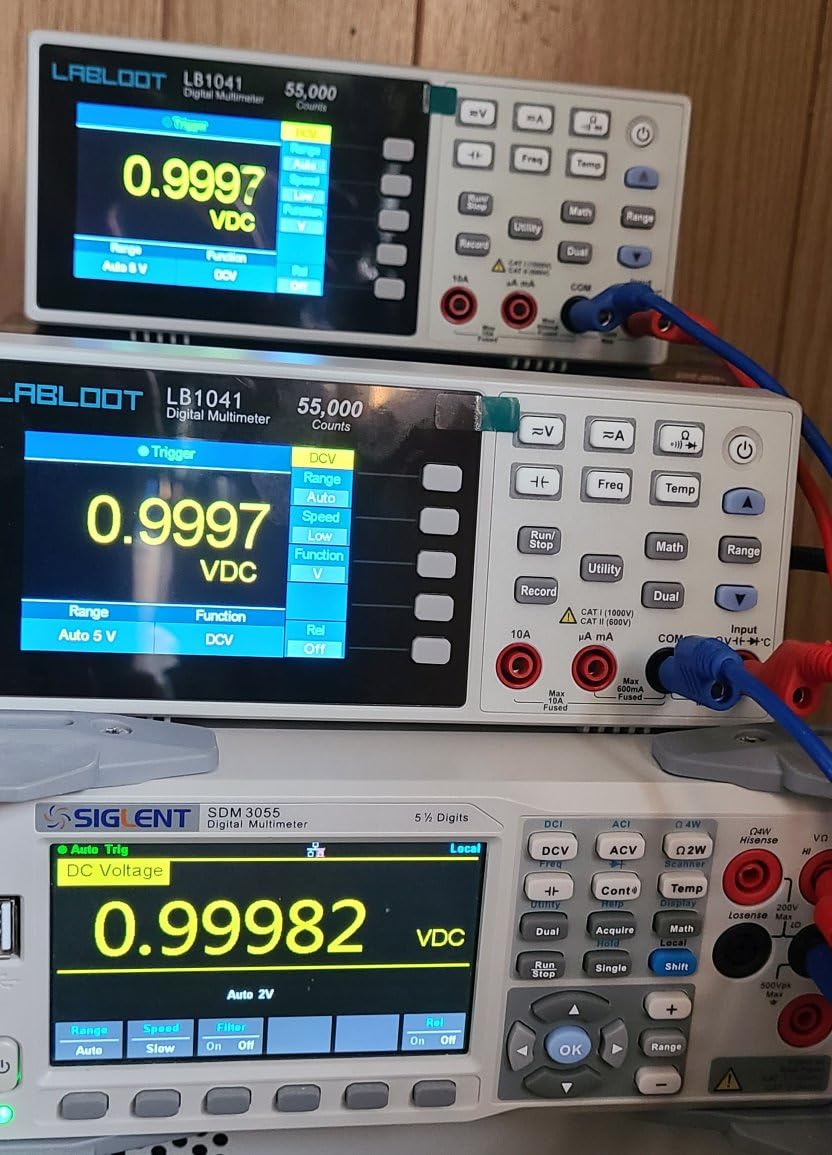 LB1041 Bench Digital Multimeter 55000 Counts DC/AC Voltmeter Ammeter HZ Temp Diode Continuity Tester Desktop Multimeters customer photo 2