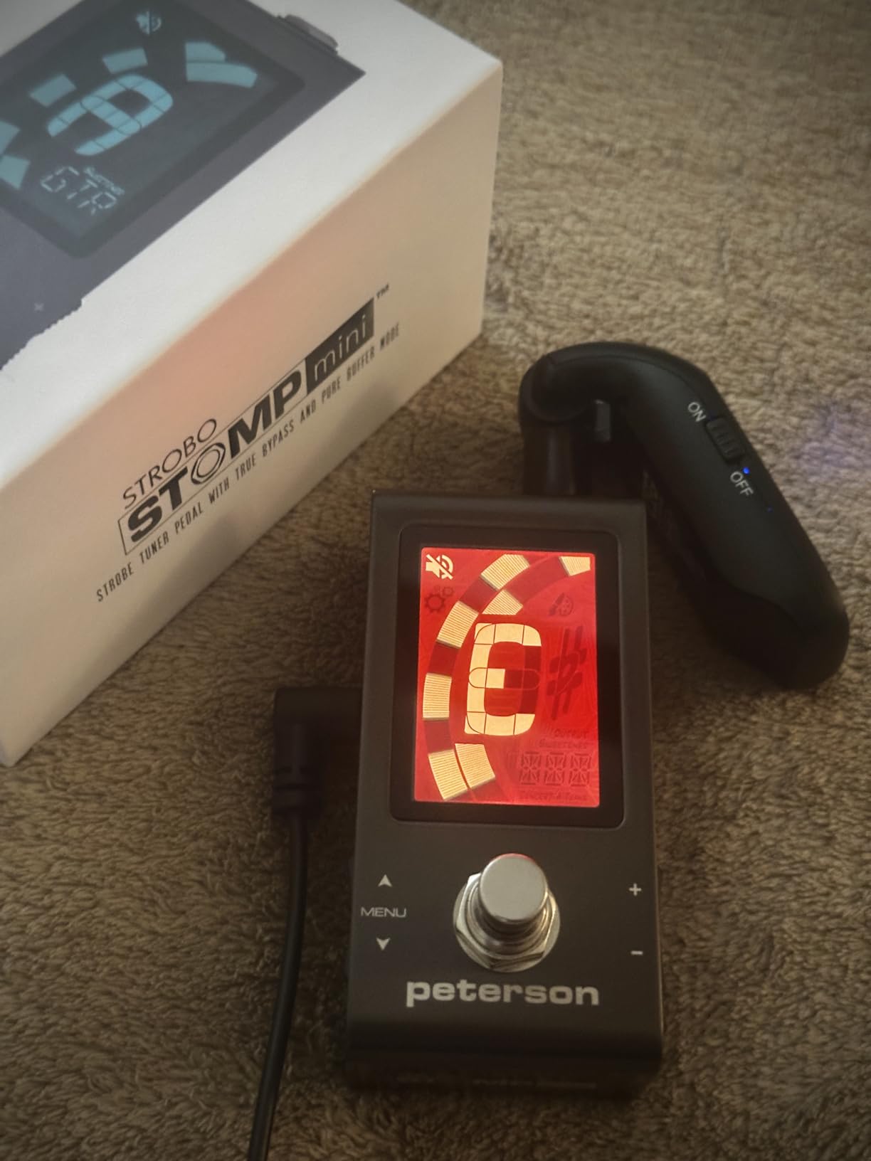 Peterson StroboStomp Mini | Mini Pedal Strobe Tuner customer photo 2