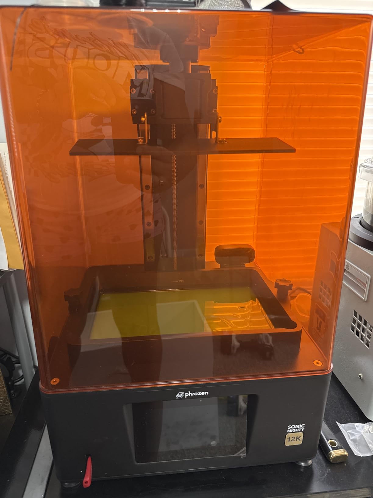 Phrozen Sonic Mighty 4K Large LCD Resin 3D Printer, L7.9 x W4.9 x H8.7 Printing Volume, 9.3