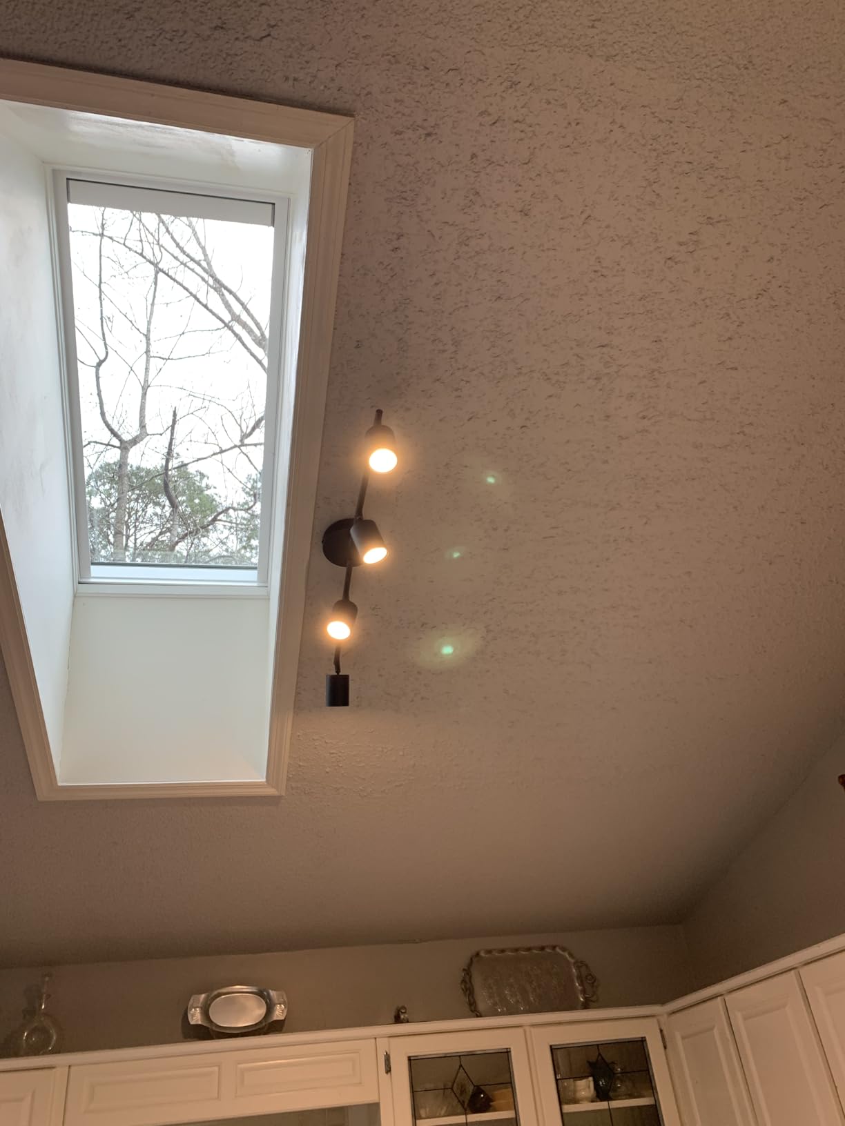 BoostArea LED 4 Light Track Lighting Kit, Black 4 Way Ceiling Spot Lighting, Flexibly Rotatable Light Head for Kitchen, Living Room, Bedroom, Bulb Not Included customer photo 2