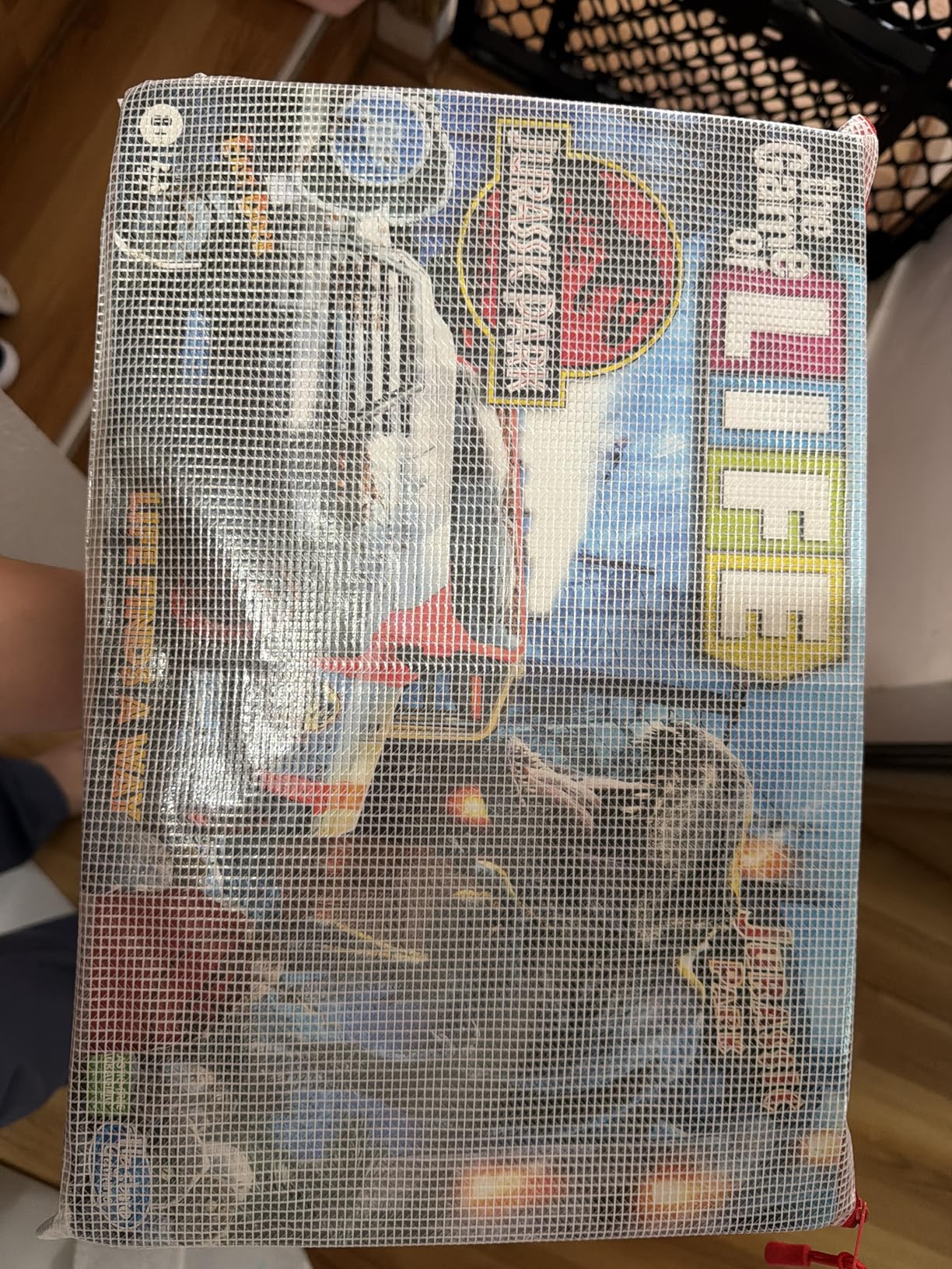 24pcs Mesh Zipper Pouch File Bags Puzzle Storage Bags, A3 17x12 Inches Large Reusable Zipper Pouches for Organizing Classroom Board Game Organization customer photo 2