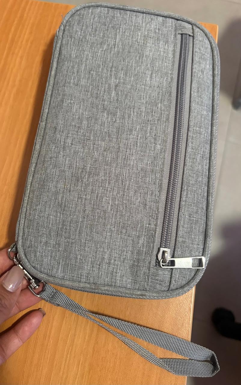 Passport Holder Family, Women Rfid Blocking Passport Wallet, Travel Document Organizer for Premium Wallets, Waterproof Passport Holders Bag for Women & Men Traveling, Credit Cards Case customer photo 2