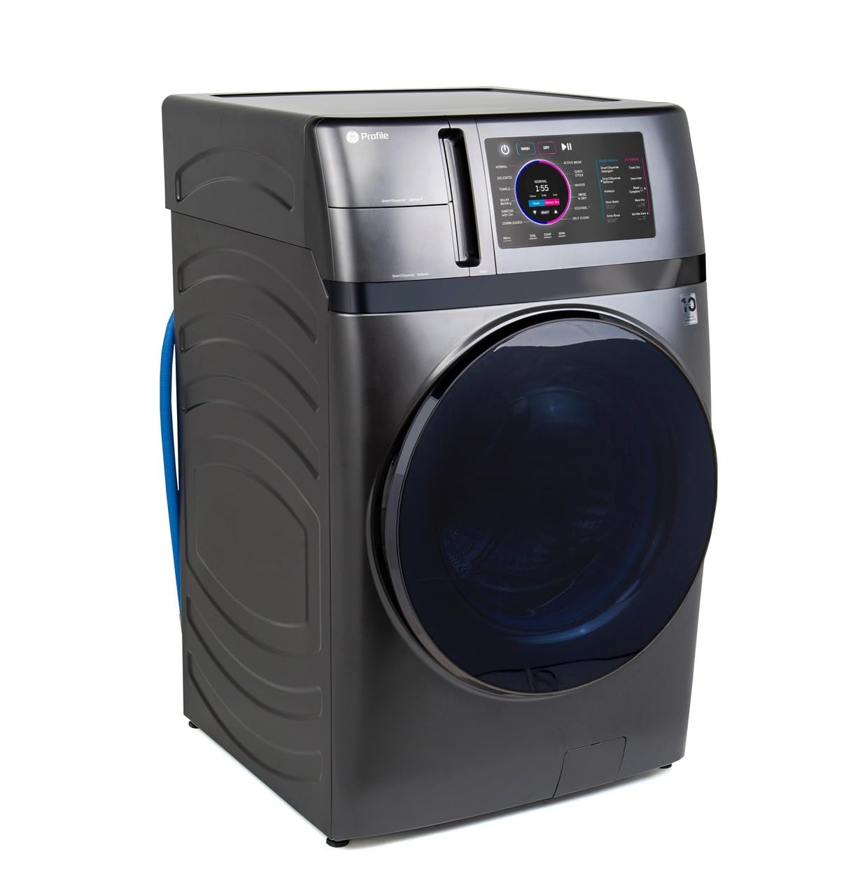 GE Profile PFQ97HSPVDS 28 Inch Smart Front Load Washer/Dryer Combo with 4.8 cu.ft. Capacity, 12 Wash Cycles, 14 Dryer Cycles customer photo 1