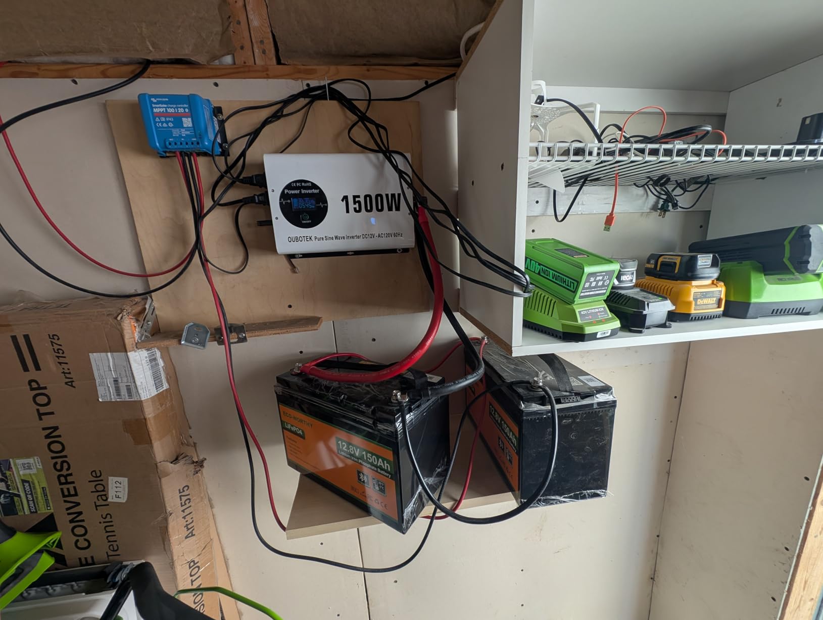 3000 Watt Pure Sine Wave Inverter, DC 12V to AC 120V with LCD Display, Remote Control, USB Port, 4 AC Outlets, and Terminal Block for RV Boat Camping Solar System and Home Use customer photo 2