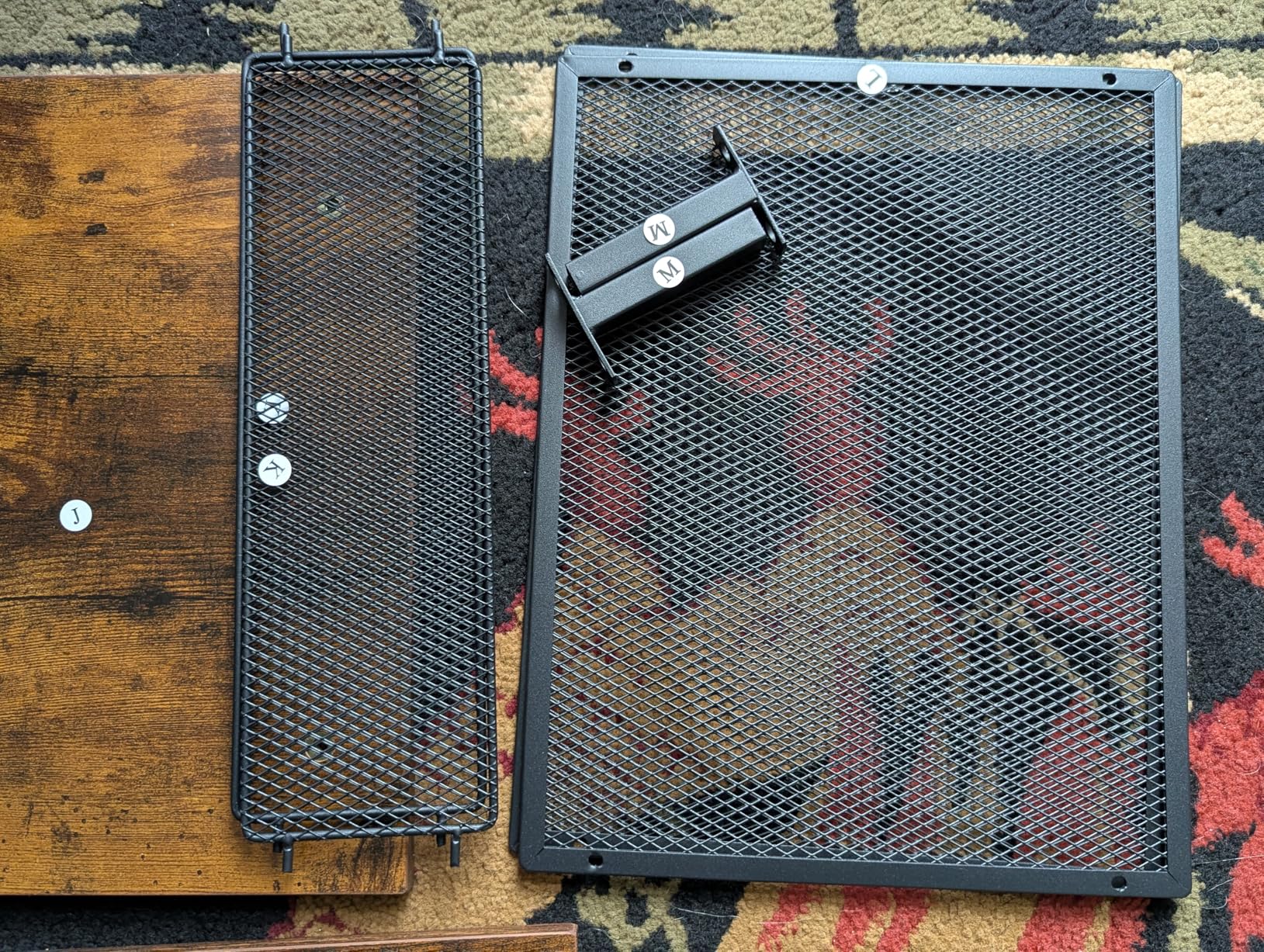 Large Vintage Record Player Table with 4 Adjustable Dividers, Vinyl Record Storage Cabinet for Up to 350 Albums, Medieval Turntable Stand customer photo 2