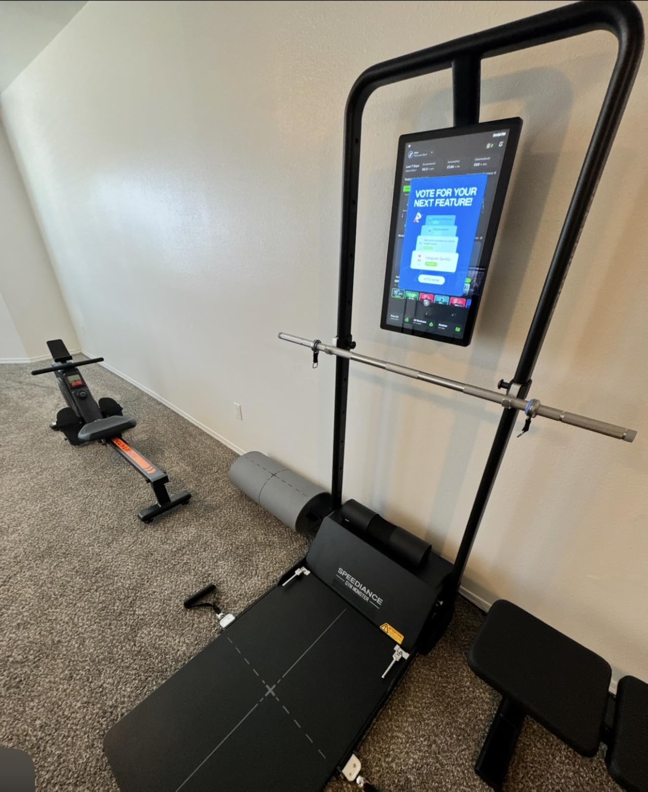 Speediance Gym Monster Smart Home Gym, Multifunctional Strength Training Machine, Smith Machine Power Cage Workout Station, Squat Rack Cable Machine, Full Body Fitness Equipment for Home Workout customer photo 1