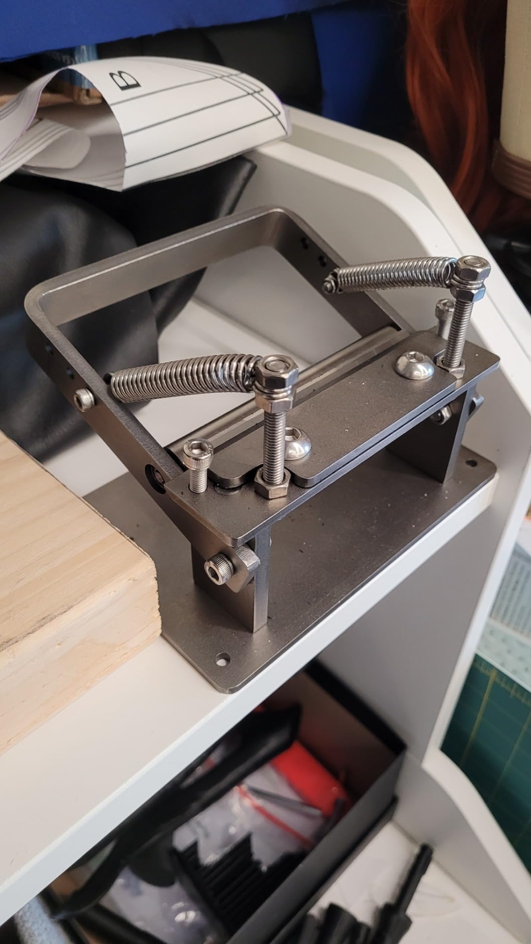 Manual Leather Splitter Peeling Machine, Leather Paring Skiver Skiving Tools with Instructions Handle Leatherworking Tools customer photo 1