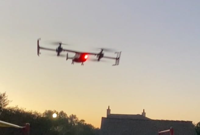 SYMA X550 RC Plane, 4 CH Remote Control Airplane with High/Low Speed, One-Key Takeoff/Landing, Stunt Flight Modes, Army Model Plane Gift for Kids, Beginners & Adults customer photo 2