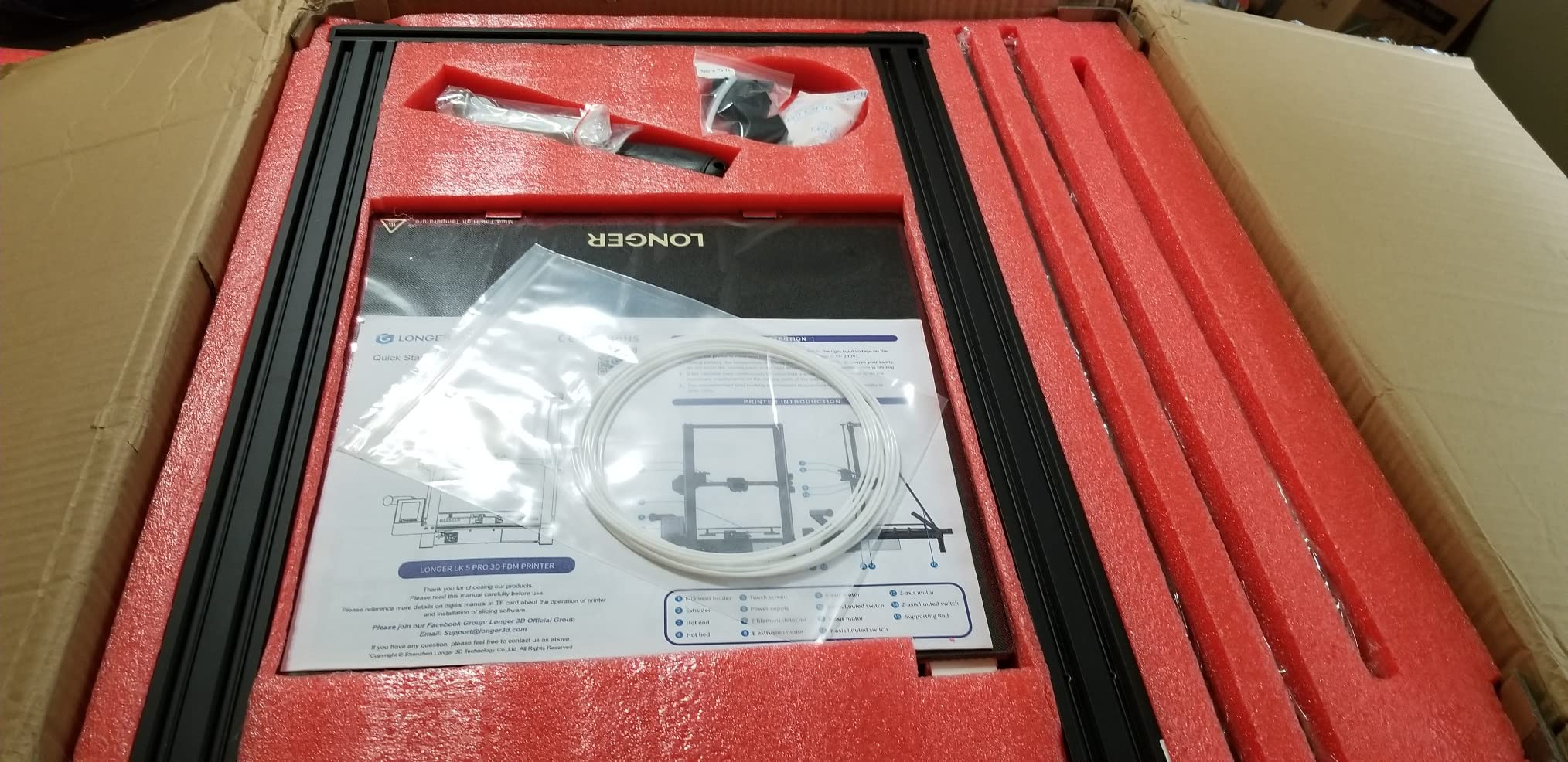 Longer LK5 Pro 3D Printer Fully Open Source Motherboard Upgrade to TMC 2209 4 Silent Driver, DIY for Families and Schools FDM 3D Printers with Large Print Size 11.8x11.8x15.7 Inch, Compatible with PLA customer photo 2