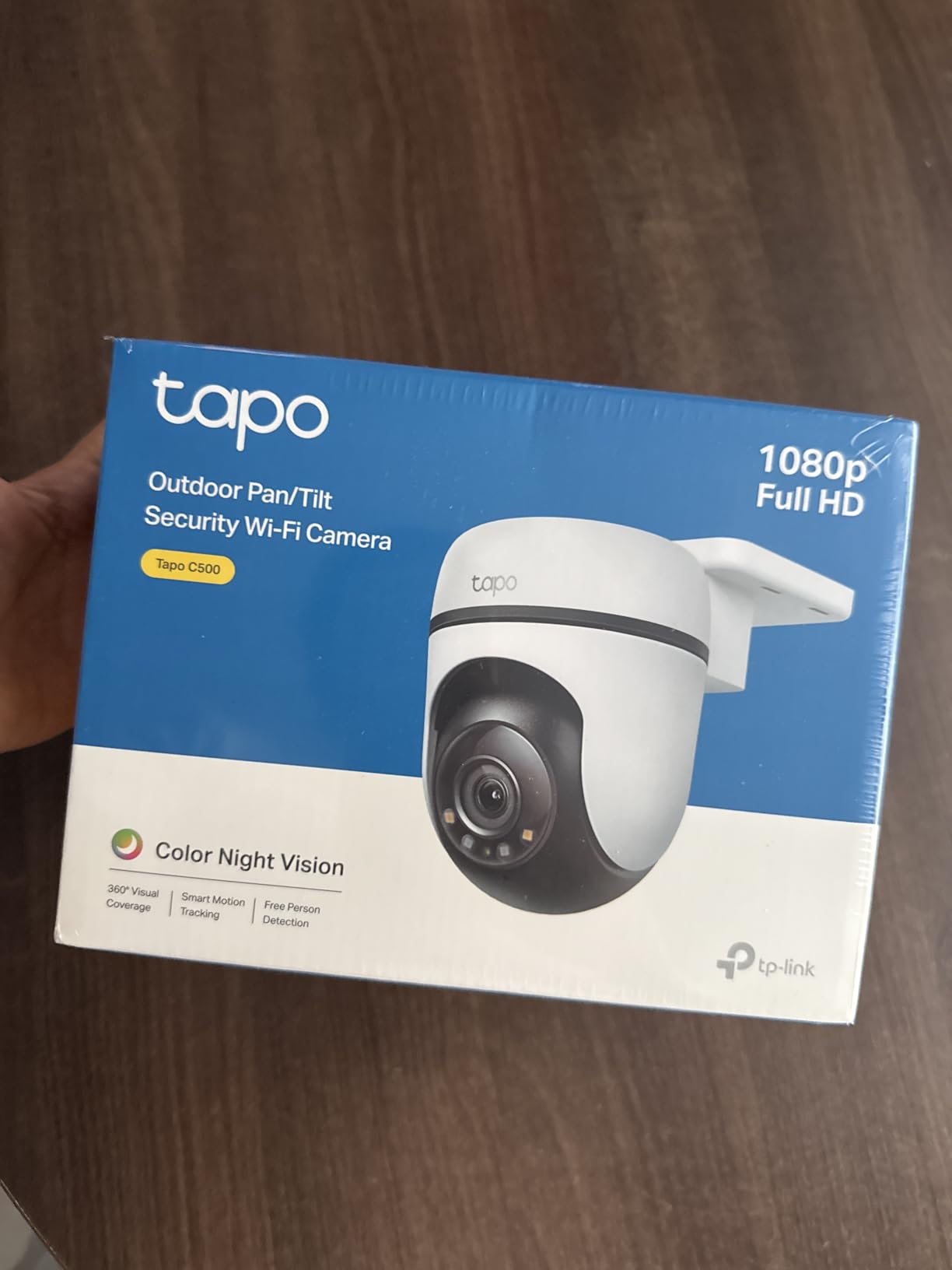 Tapo 2K Outdoor Wired Pan/Tilt Security Wi-Fi Camera, 360° View, Motion Tracking, Works w/Alexa & Google Home, Color Night Vision, Free AI Detection, Cloud & SD Card Storage(up to 512GB), Tapo C510W customer photo 1