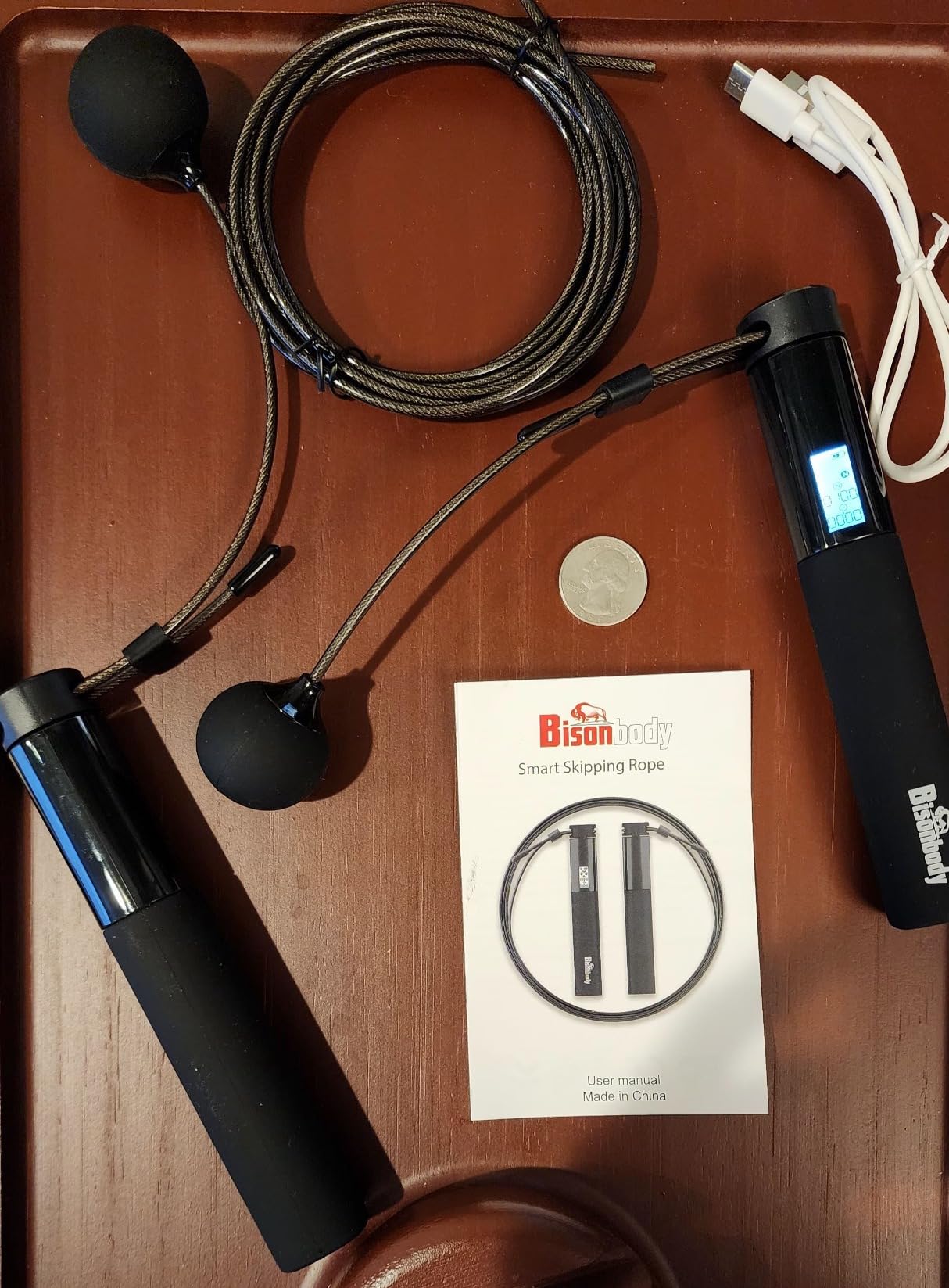 Smart Jump Rope Fitness Skipping Rope with App - 2 Function Modes - Classic 3m Rope & Ropeless Shortballs - Bluetooth Skipping Rope with Fitdays+ App for Seamless Progress Tracking customer photo 1