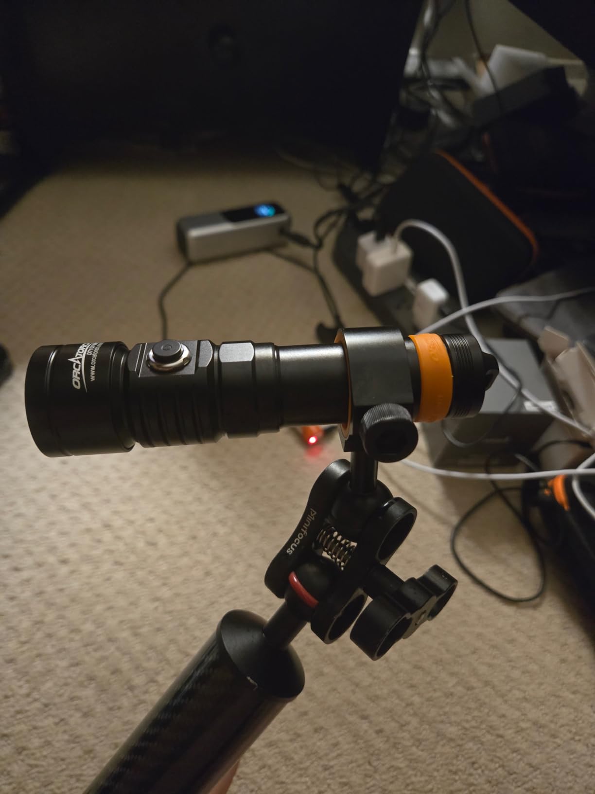 ORCATORCH D710V MK2 2300 Lumens Upgraded Underwater Video Light, White Red Violet Tri-Color, 120-Degree Wide Beam Scuba Flashlight for Dive Photography Fill Light and Fluorescent Night Diving customer photo 2