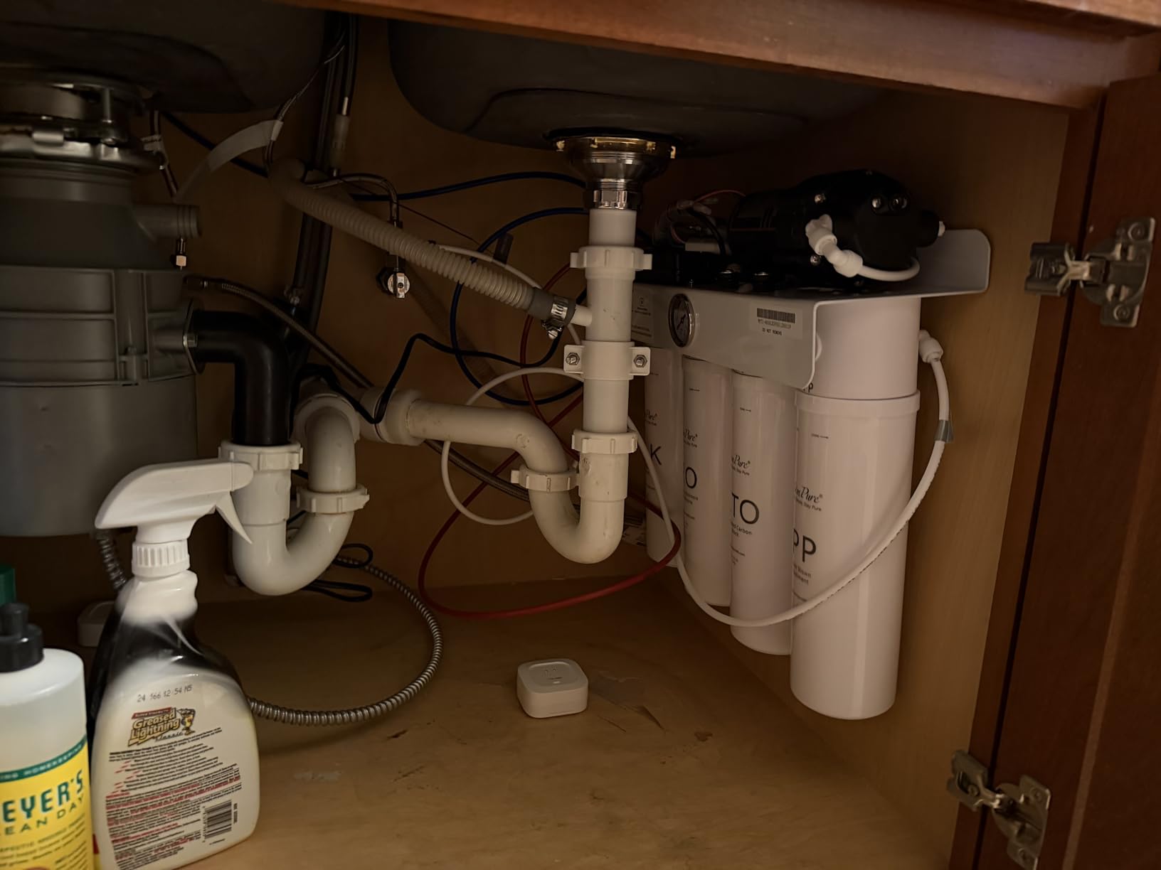 SimPure T1-400ALK Alkaline UV Reverse Osmosis System, NSF/ANSI 58 Certified, Tankless RO Water Filter System 400 GPD, pH+ Remineralization Water Filtration Under Sink, BPA Free, Built-in Pump customer photo 1