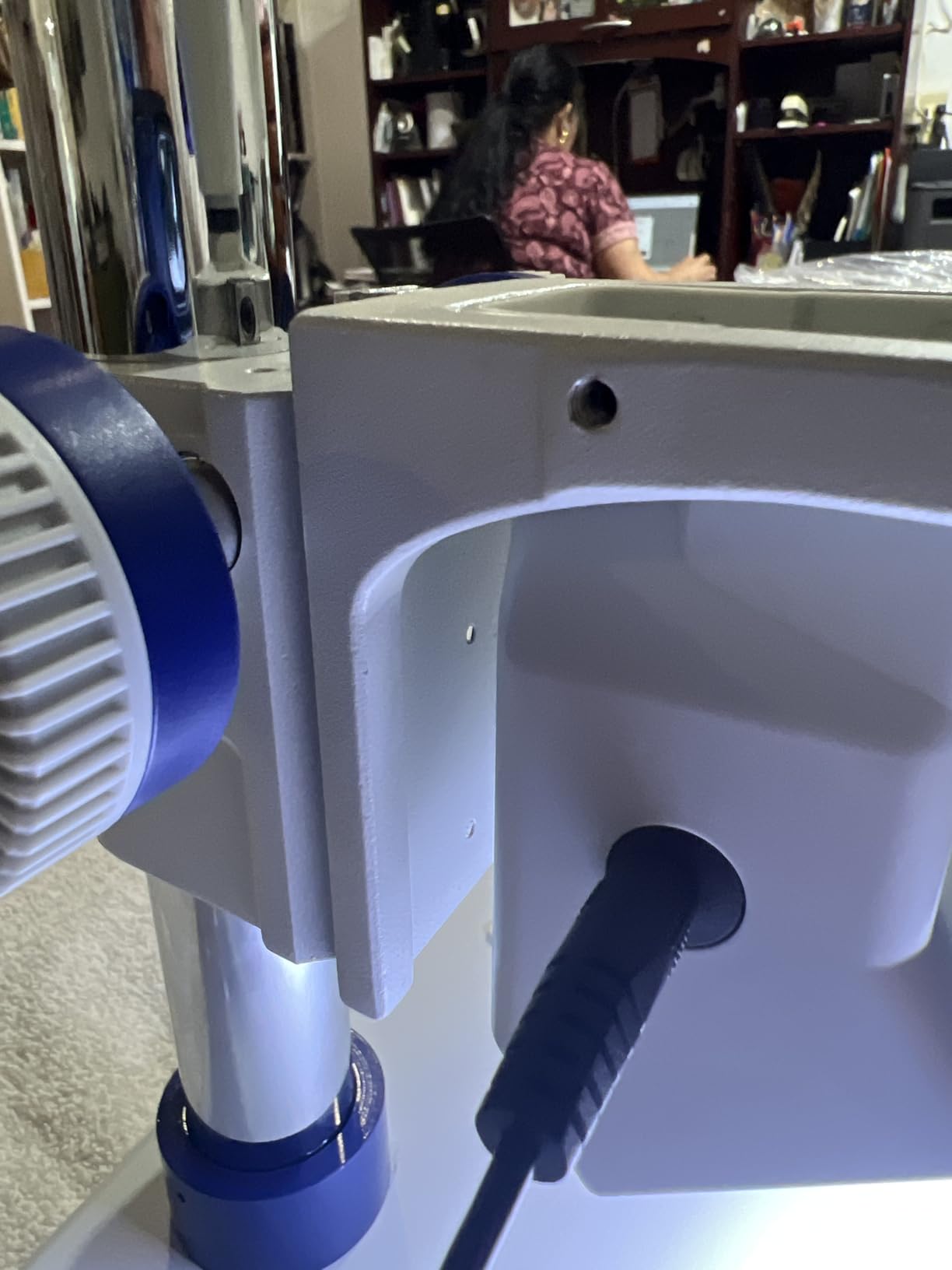 Kaisi TX-350E Professional Soldering Microscope,Trinocular Stereo Microscope, 7X-50X Magnification and WF10x23 Wide Field Eyepieces,Lab Stereo Zoom Microscopes for Electronics Repair customer photo 2