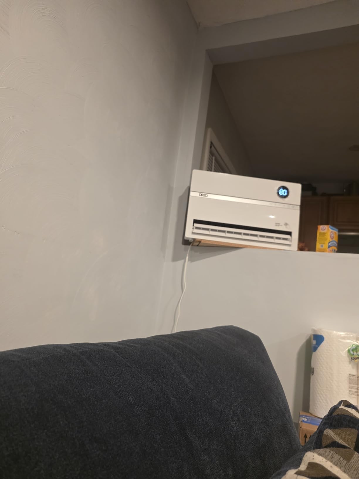 Dreo Smart Wall Heater, Electric Space Heater for Bedroom 1500W, 120 Degree Vertical Oscillation, Adjustable Thermostat, Remote Control, 24H Timer, Easy-Mount Heater for Indoor Use, Works with Alexa, WH719S customer photo 2