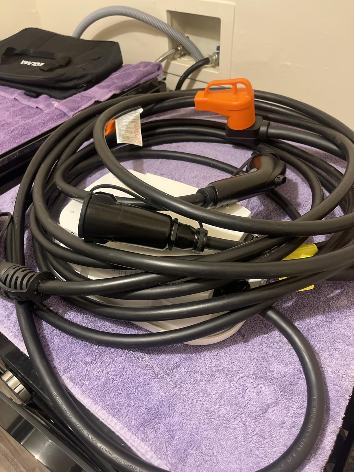 EV Charger Extension Cable, 40ft 40Amp J1772 Extension Cable Compatible with 110V-240V SAE J1772 EV Chargers, Suitable for J1772 EVs/PHEVs, Level 1/ Level 2 IP66 Car Charger Extension Cord with Bag customer photo 1