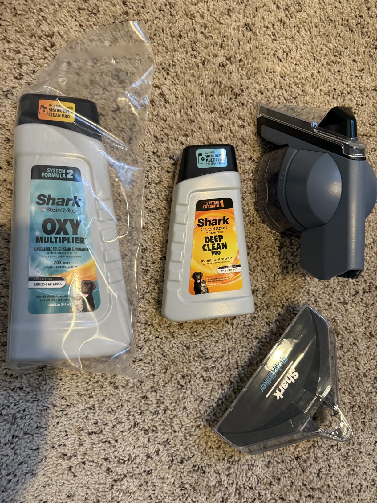 Shark StainStriker Portable Carpet Upholstery & Area Rug Cleaner, Stain & Odor Remover, Perfect for Car Interiors, Nordic Blue, PX202BRN customer photo 1