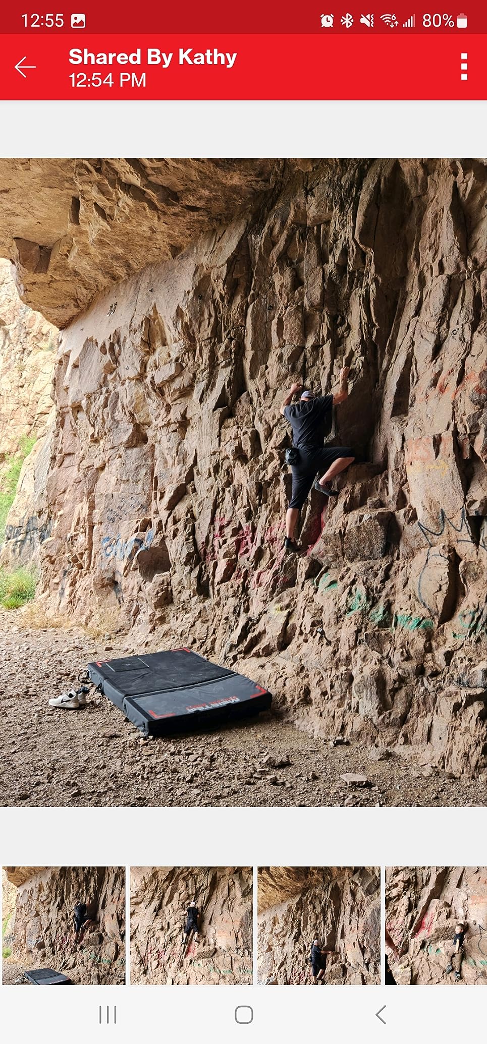 Meister Boulder Beast XL Tri-Fold Rock Climbing Crash Pad w/Backpack Straps customer photo 1