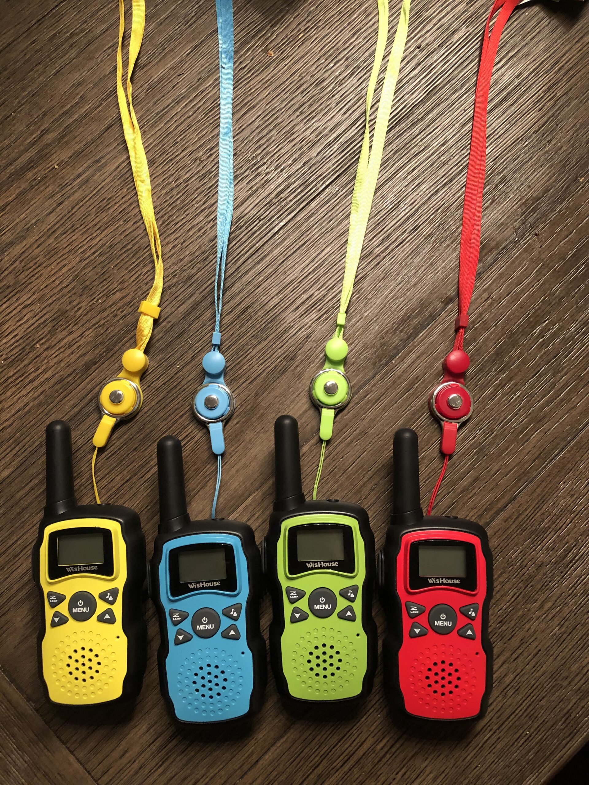 Wishouse Walkie Talkies Rechargeable for Kids Adults Long Range,Xmas Birthday Gift for Boys Girls 3 4 5 6 7 8 9 10 Year Old,Hiking Camping Gear Games Ideas Toys with Flashlight,VOX,Easy to Use 4 Pack customer photo 2