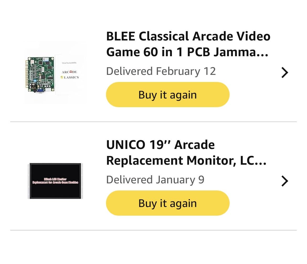 UNICO 19 Arcade Replacement Monitor, LCD Gaming Screen for HDMI/VGA/CG/EGA Retro Game Arcade (19inch) customer photo 1