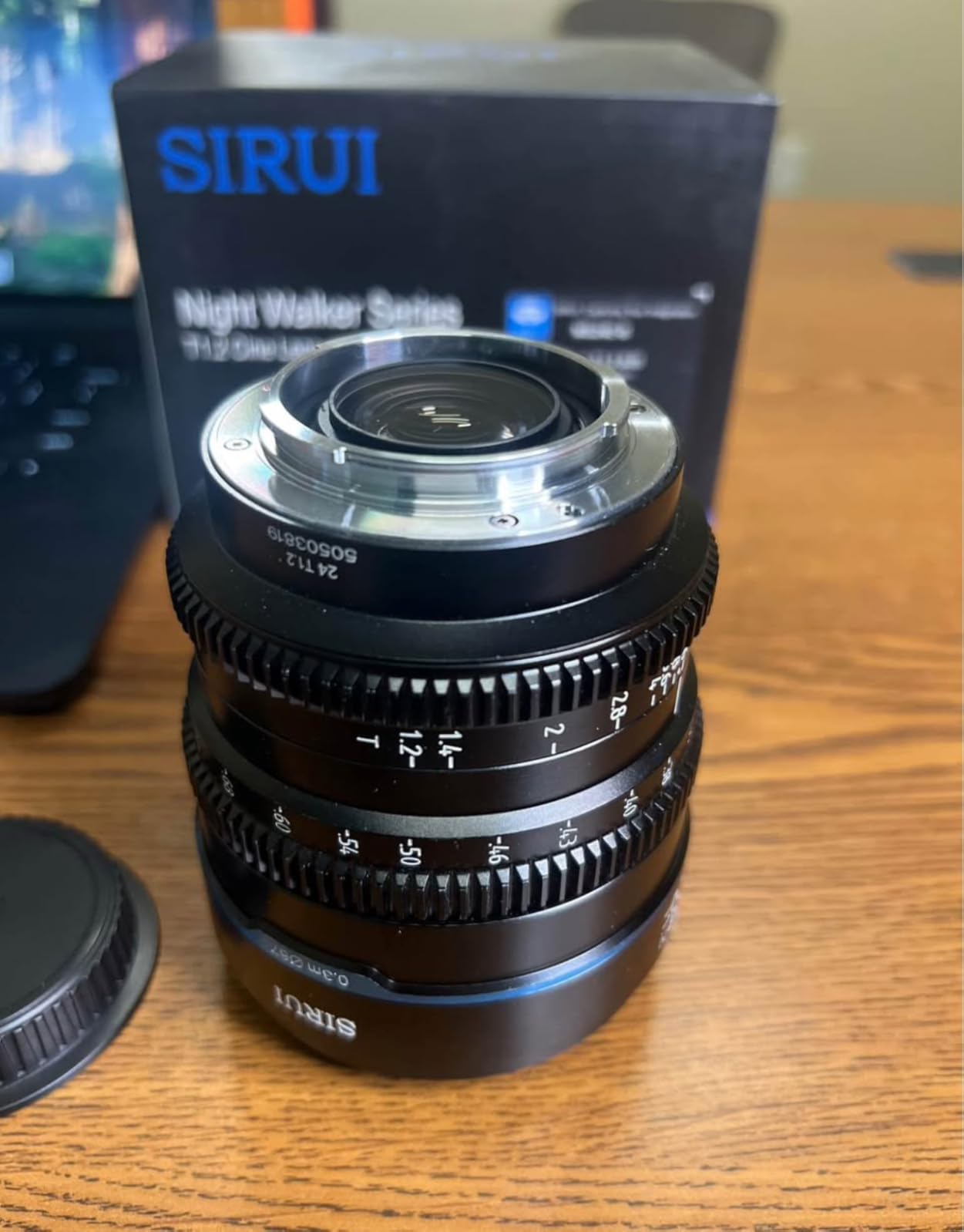 SIRUI Night Walker 35mm S35 Manual Focus Cine Lens, T1.2 Large Aperture Lens for E Mount Cameras, FX30, ZVE-10, A6500, A6600 customer photo 2
