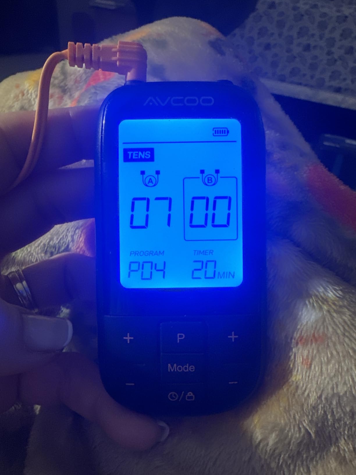 AVCOO 3-in-1 TENS Unit with 32 Modes, Dual Channel EMS Muscle Stimulator with 40 Intensities for Gradual Pain Relief Therapy, Rechargeable Electronic Pulse Massager with 12 Electrode Pads, EVA Case customer photo 2