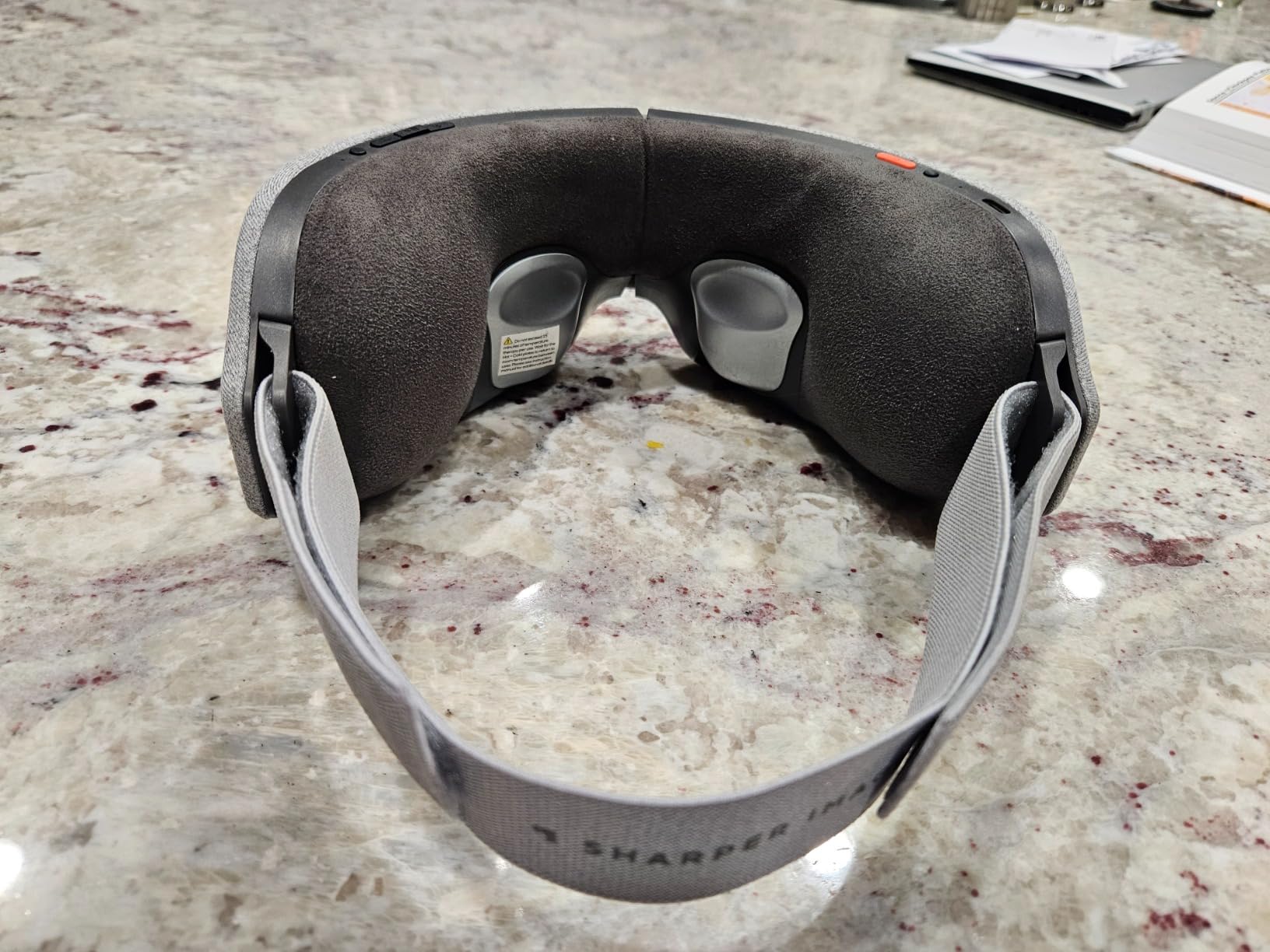 Sharper Image RealTouch Eye Mask, Hot + Cold Massager, Air Compression, Puffy Under Eye Aid, Bluetooth Music, USB-C Rechargeable, Headache Stress & Anxiety Relief customer photo 1