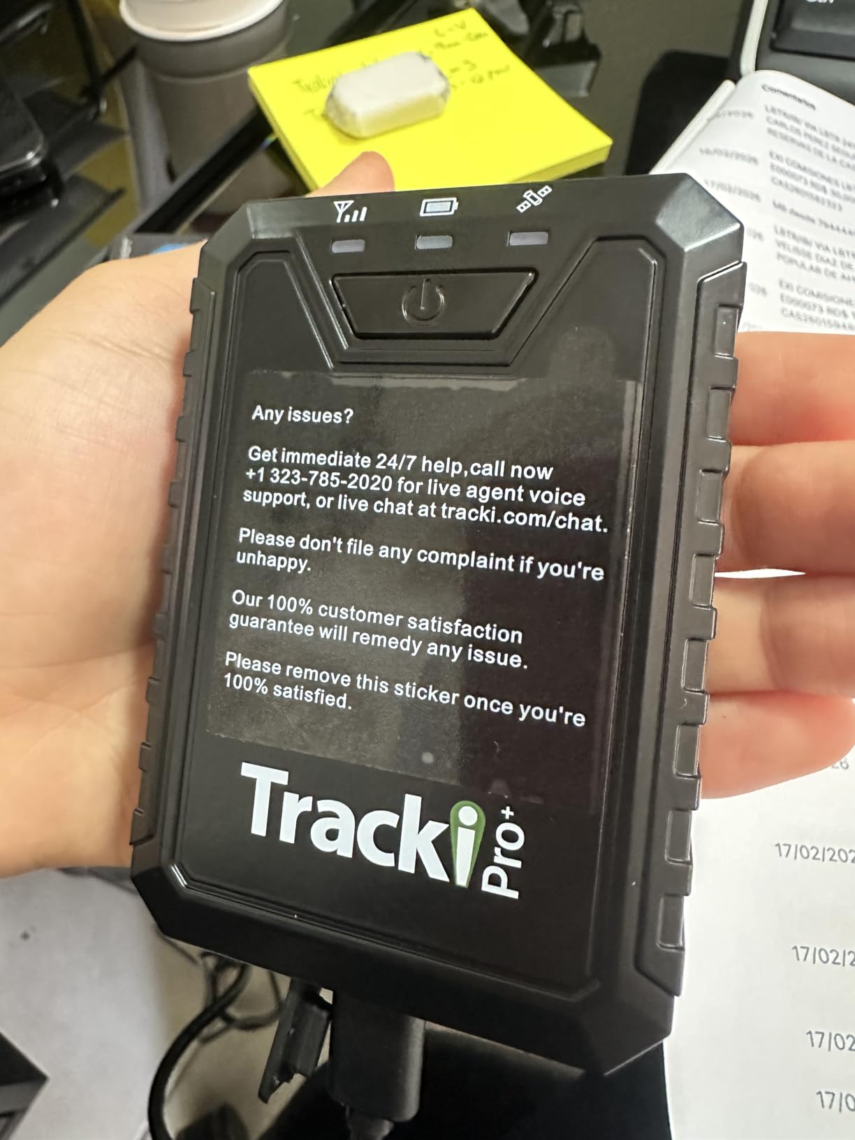 Tracki Pro GPS Tracker for Vehicles - Magnetic Waterproof 4G LTE Car Tracker, Long-Life Battery Up to 7 Months, Unlimited Distance, Smart Alerts, Hidden Tracking Device (Subscription Required) customer photo 2