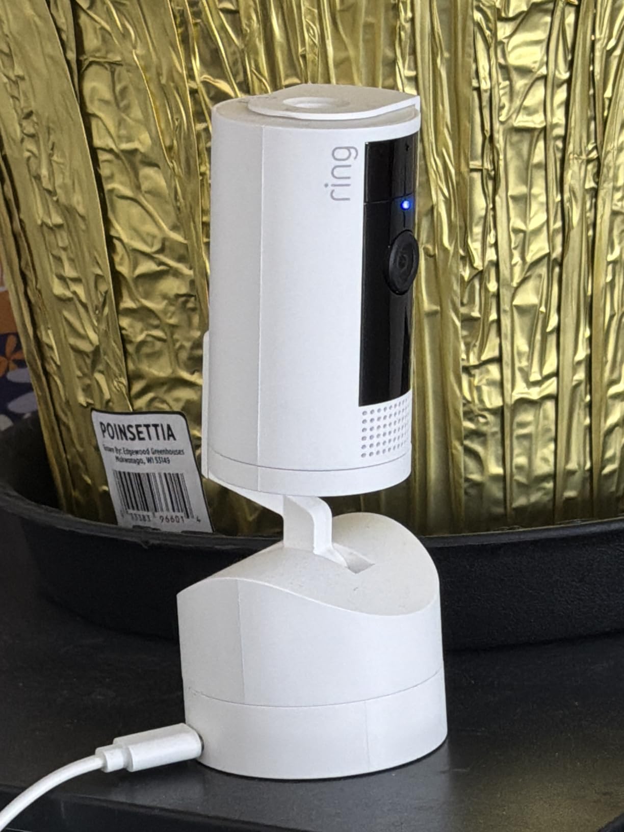 Ring Pan-Tilt Indoor Cam (newest model), See all around your home or business with 360° pan coverage, HD video, plus Two-Way Talk, Black customer photo 2