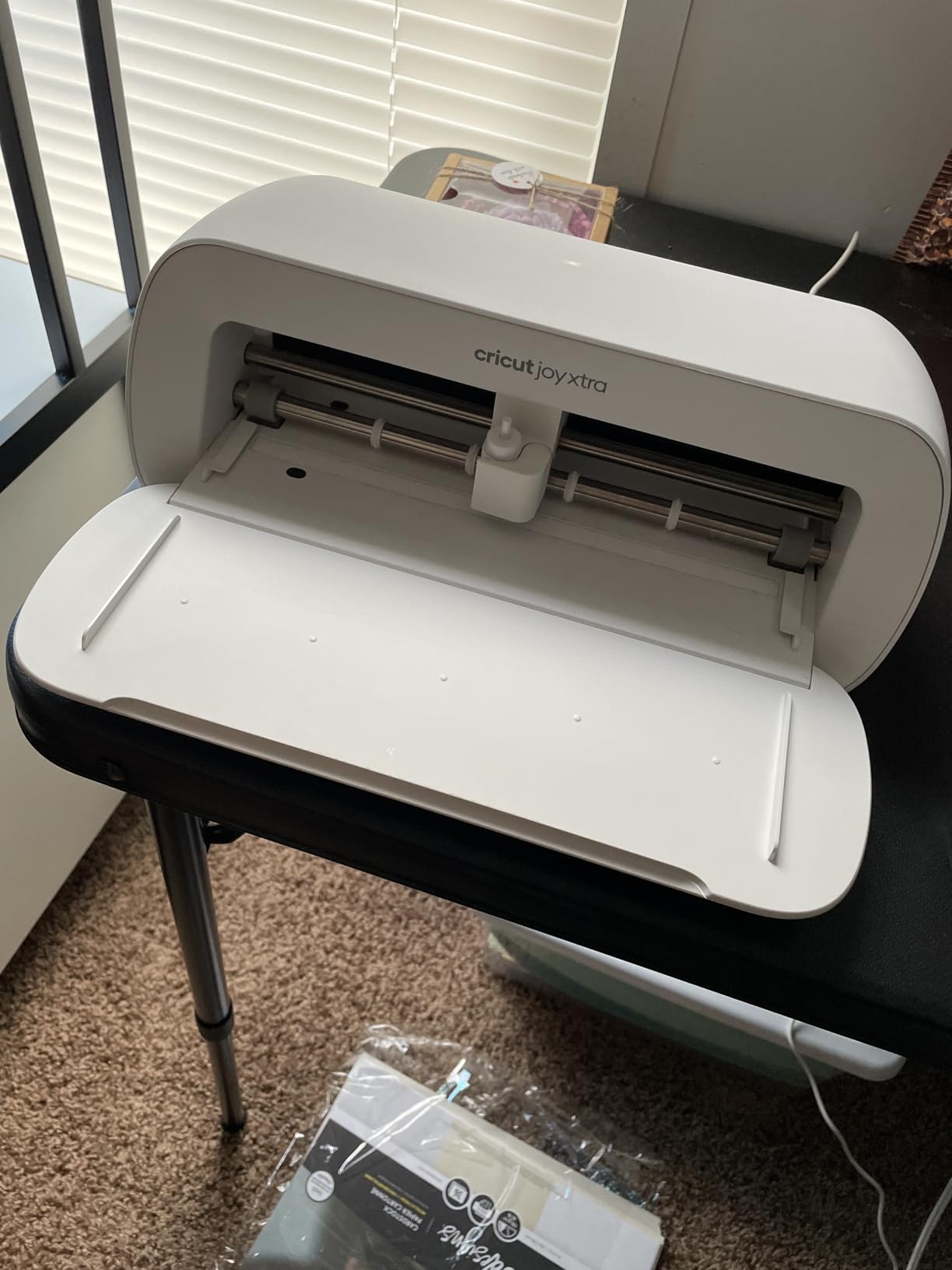 Joy Xtra Cutting Machine with Rainbow Smart Vinyl Sampler Packs and Tools Bundle - Beginner Portable Bluetooth Compatible Craft Cutting Machine and Cutting Materials customer photo 2